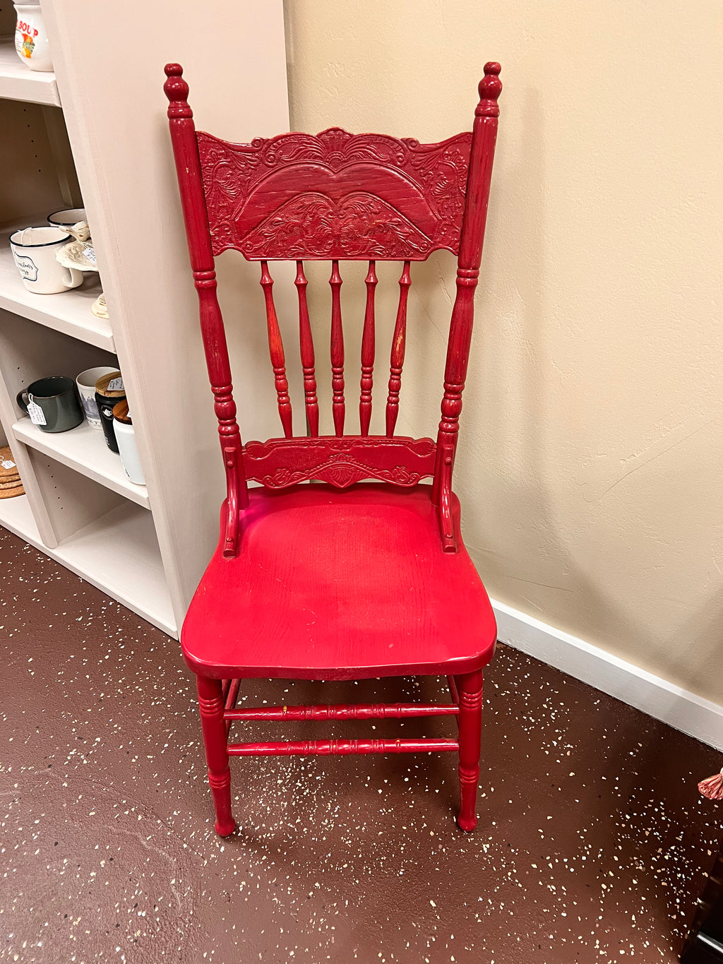 Refinished Red Chair