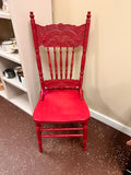 Refinished Red Chair