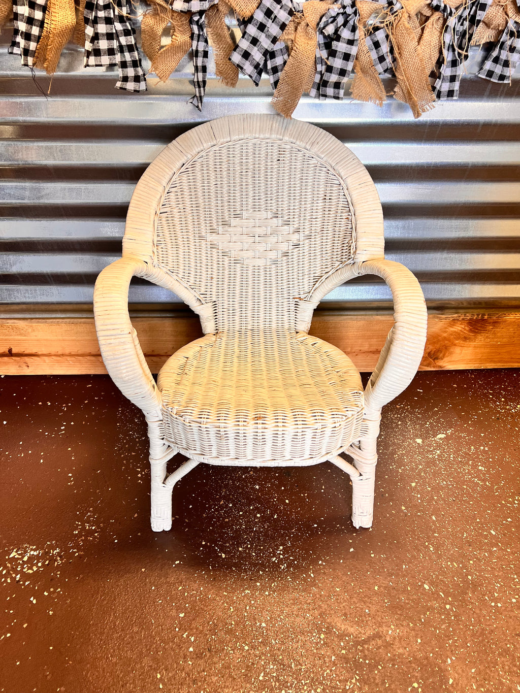Kids Wicker Chair
