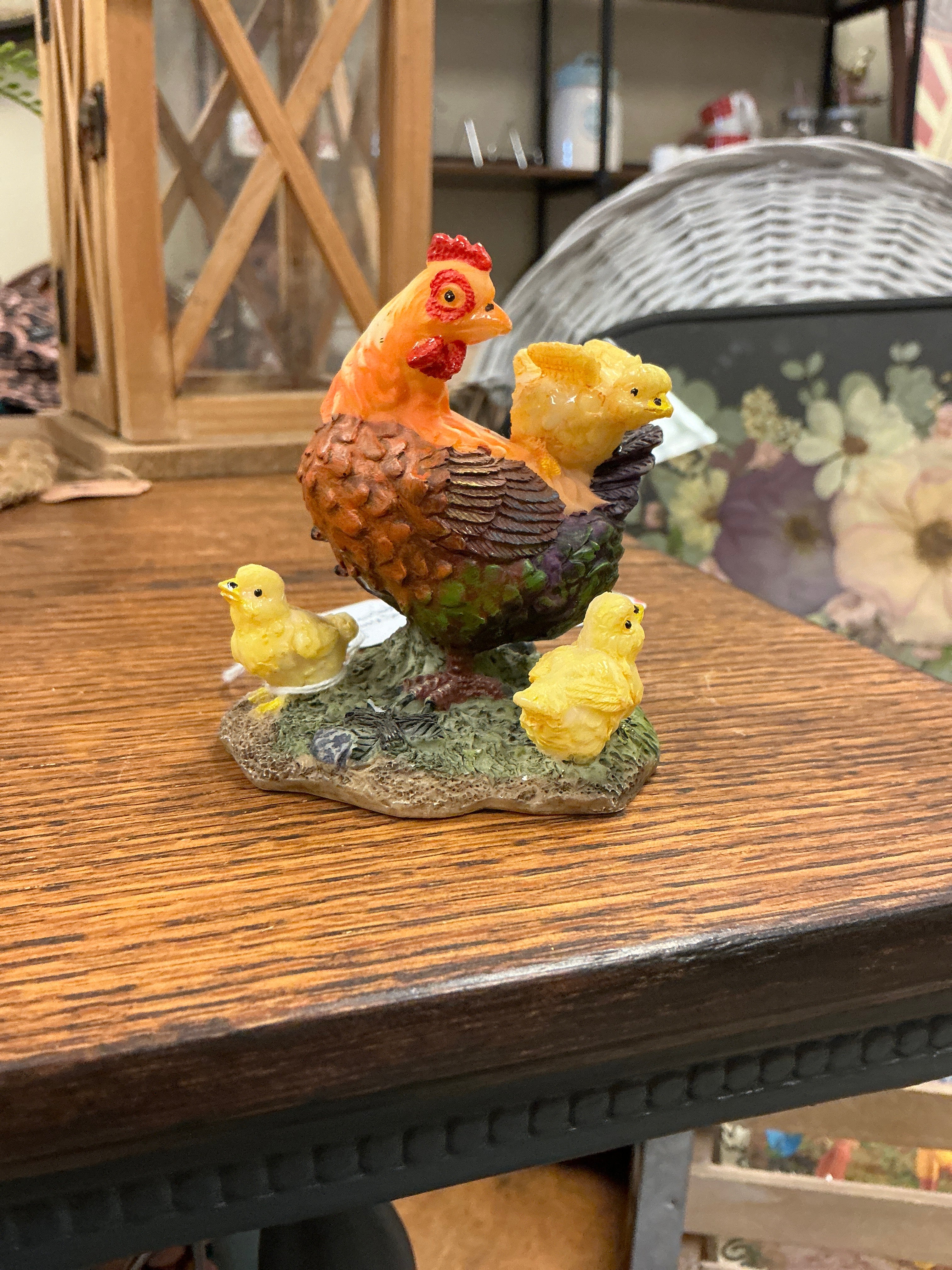 Resin Hen & Babies