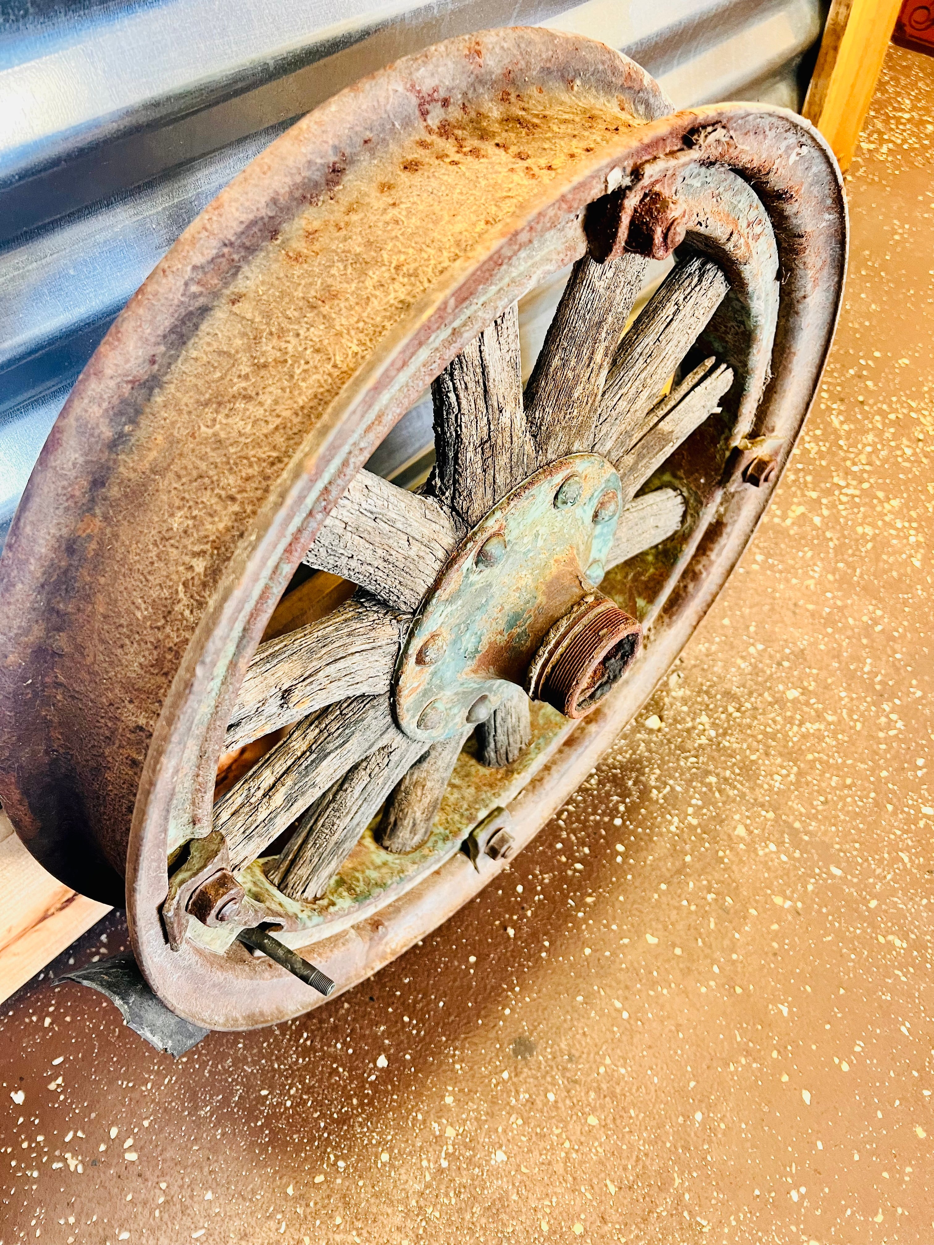 Antique Car Wheel