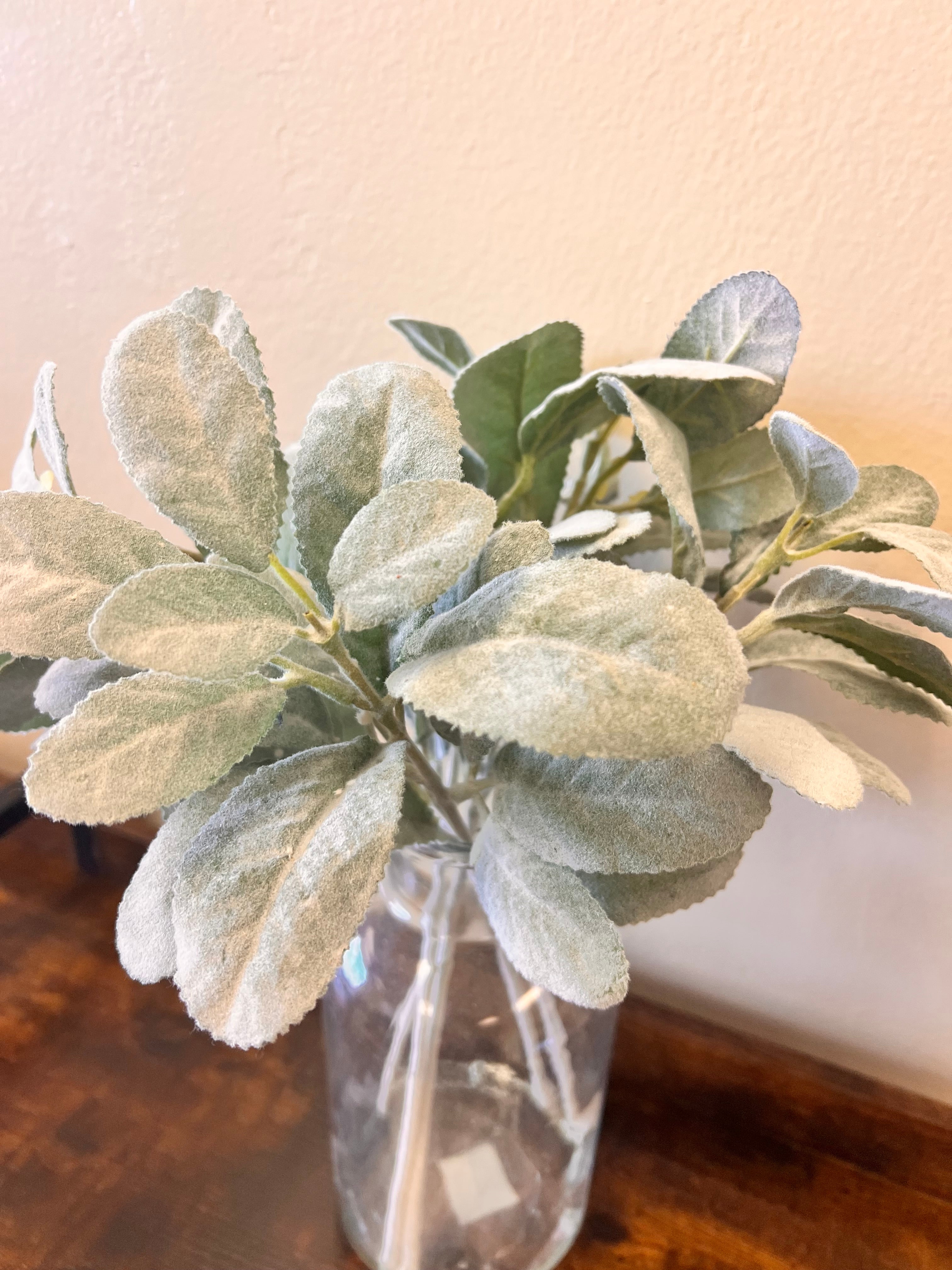 Vase + Faux Plant