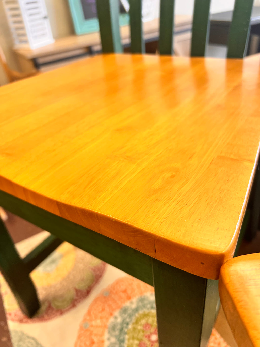 Solid Wood Kitchen Chair Set