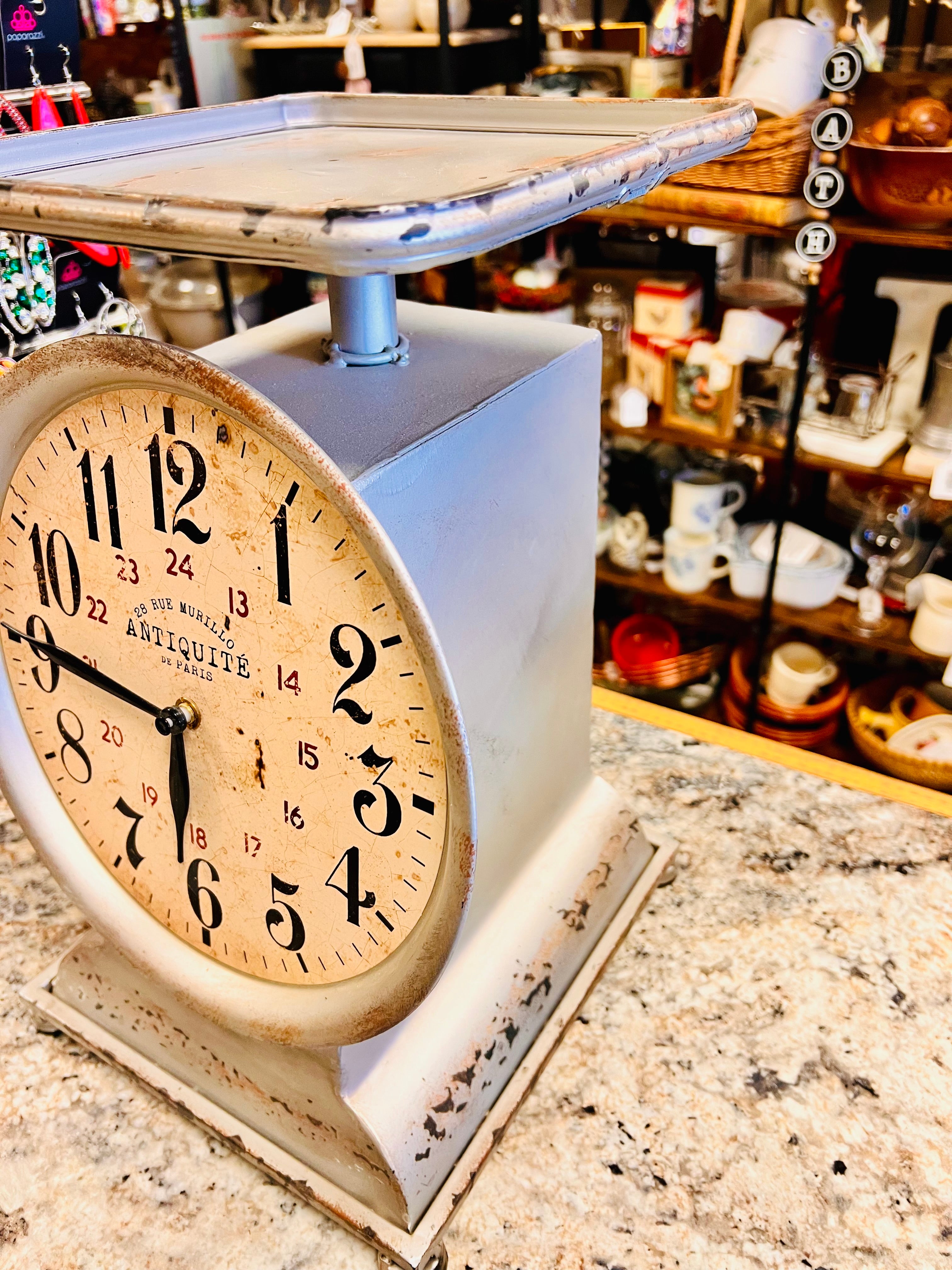 Metal Scale Clock