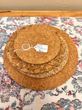 Cork Plant Coaster Set