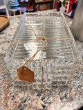 Vintage Glass Tray Set