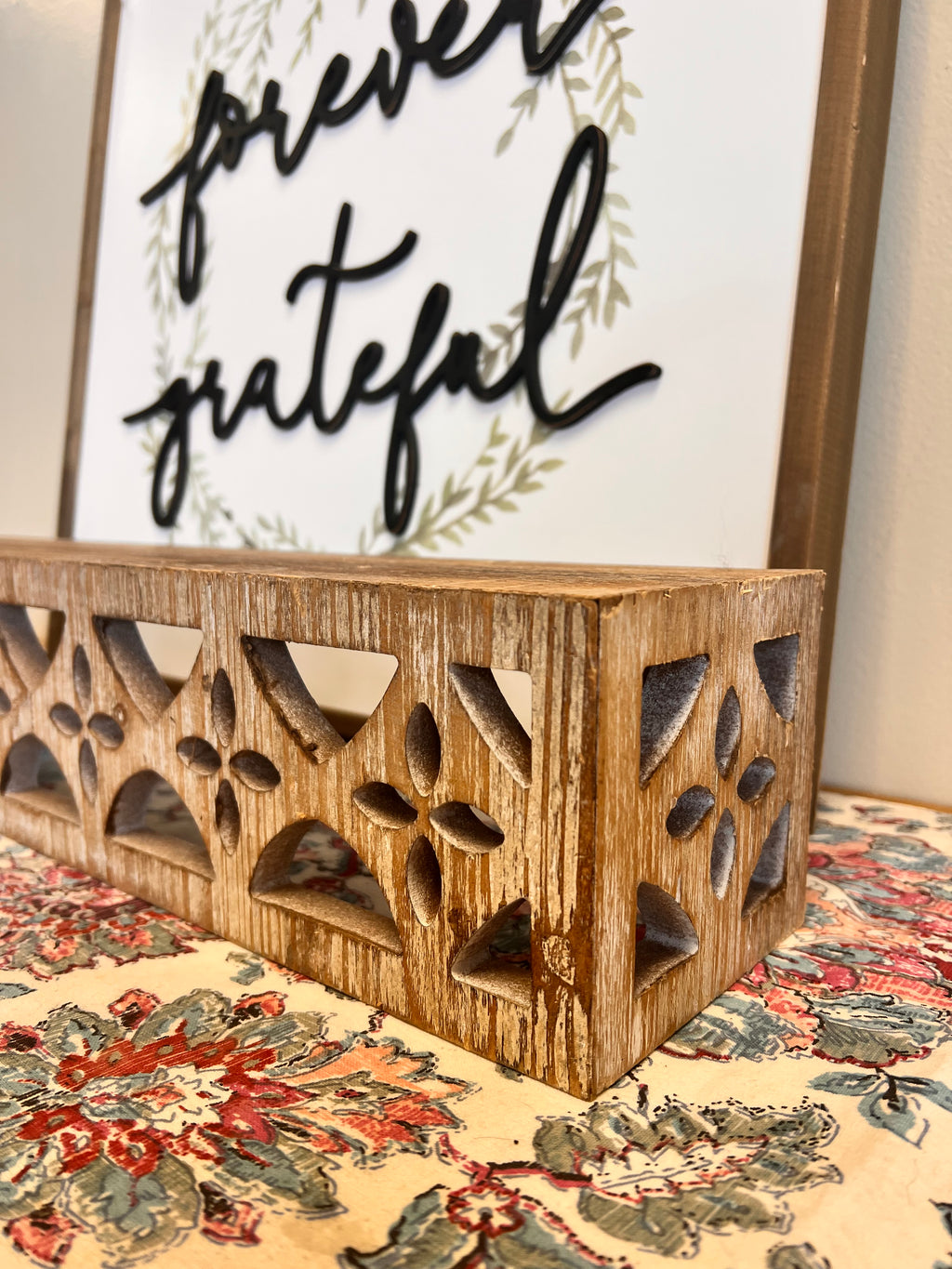 Farmhouse Floating Wall Shelf