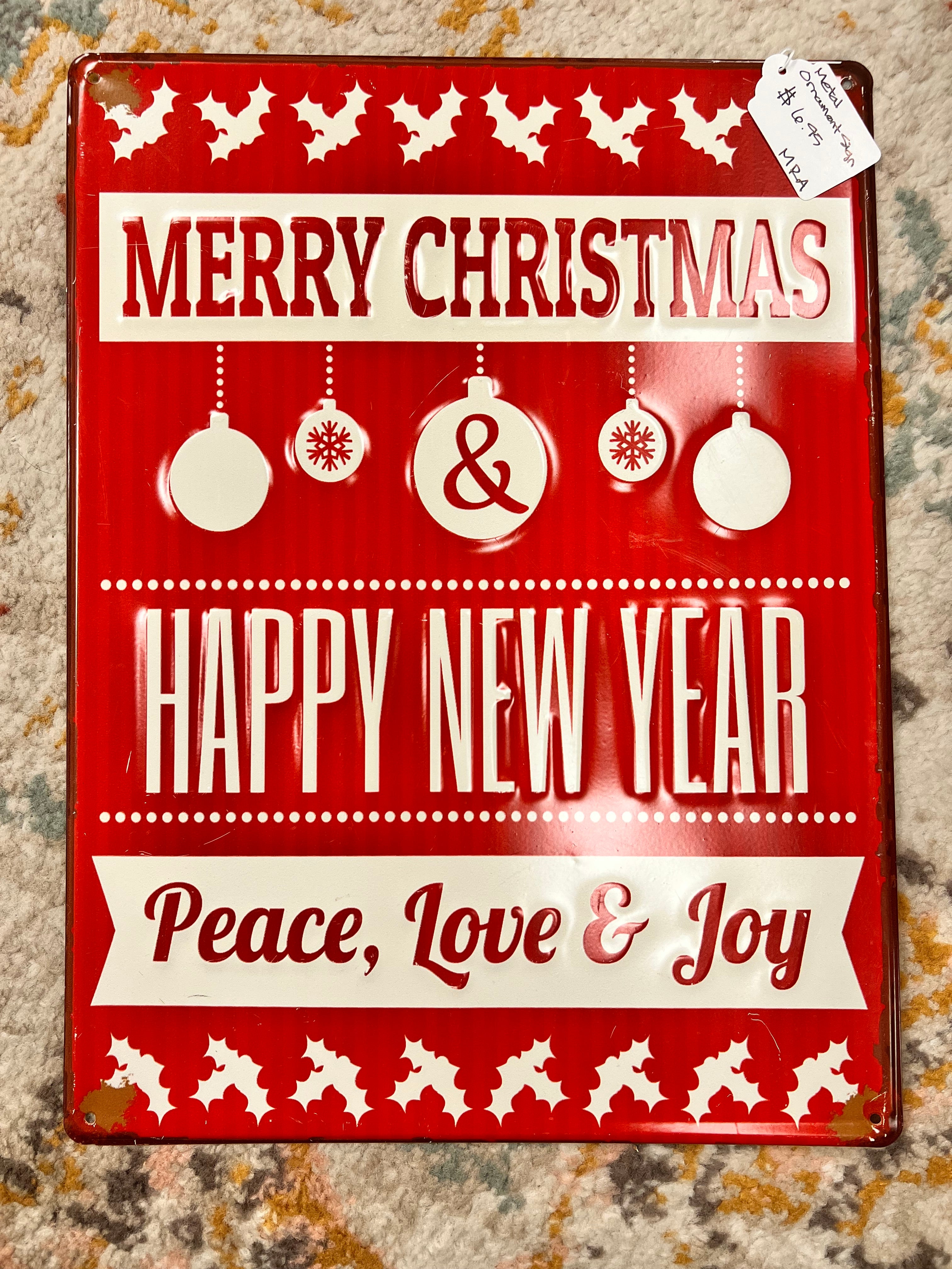 Metal Ornament Sign