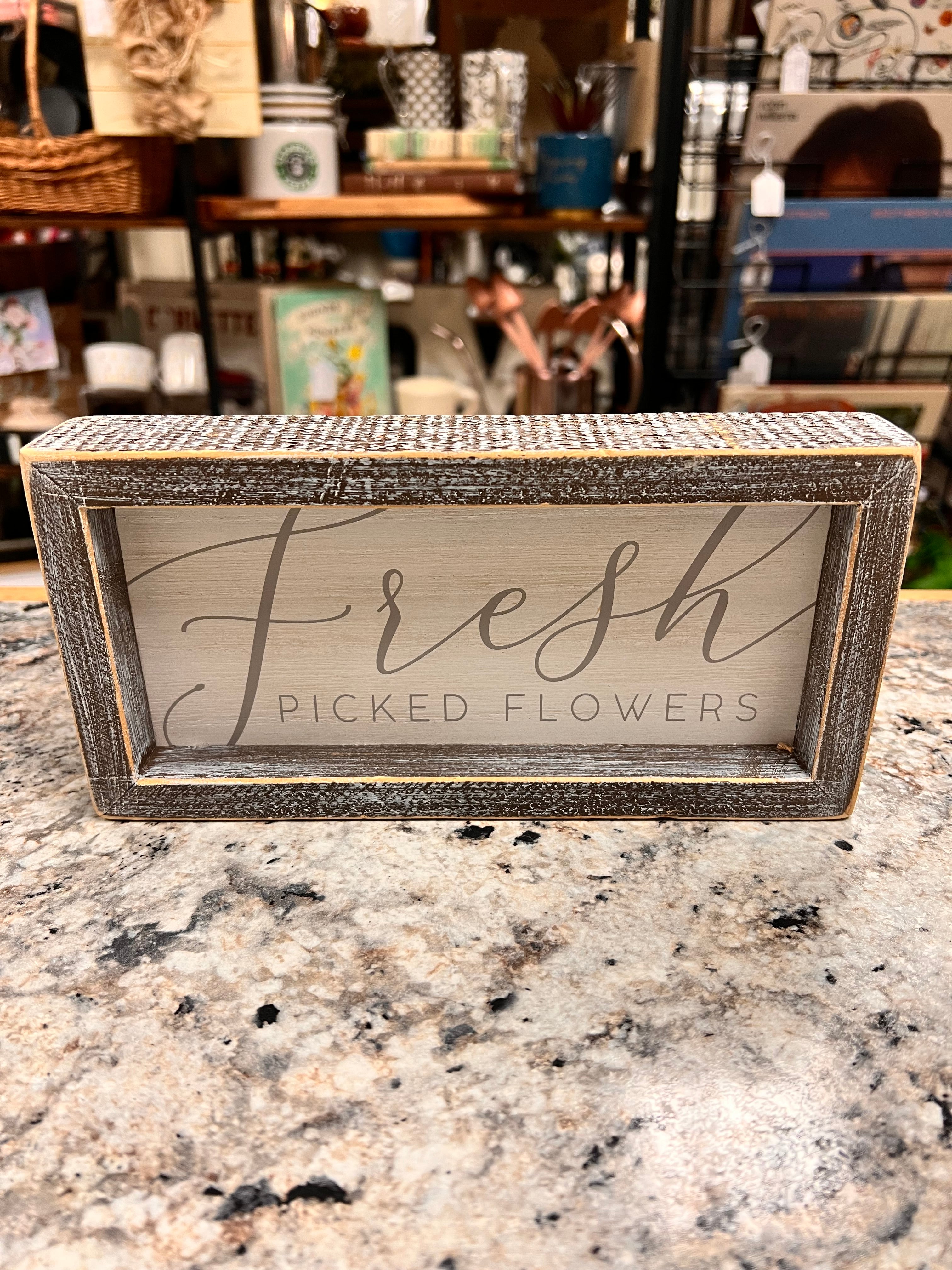 Fresh Flowers Sign