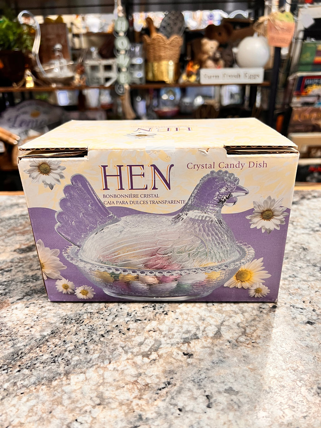Vintage Hen Dish