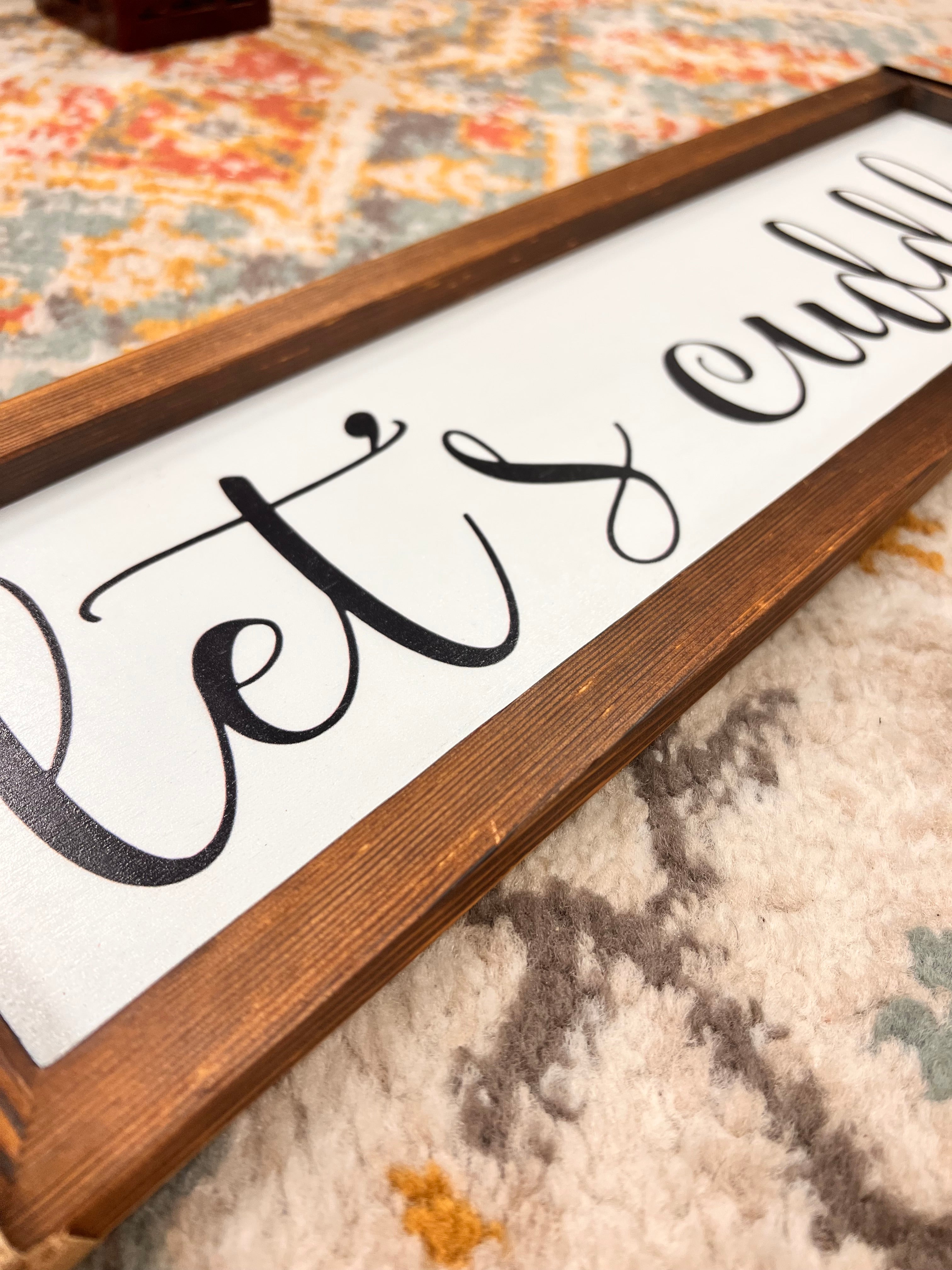 Let’s Cuddle Sign