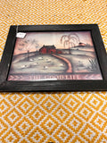 Framed Farm Picture