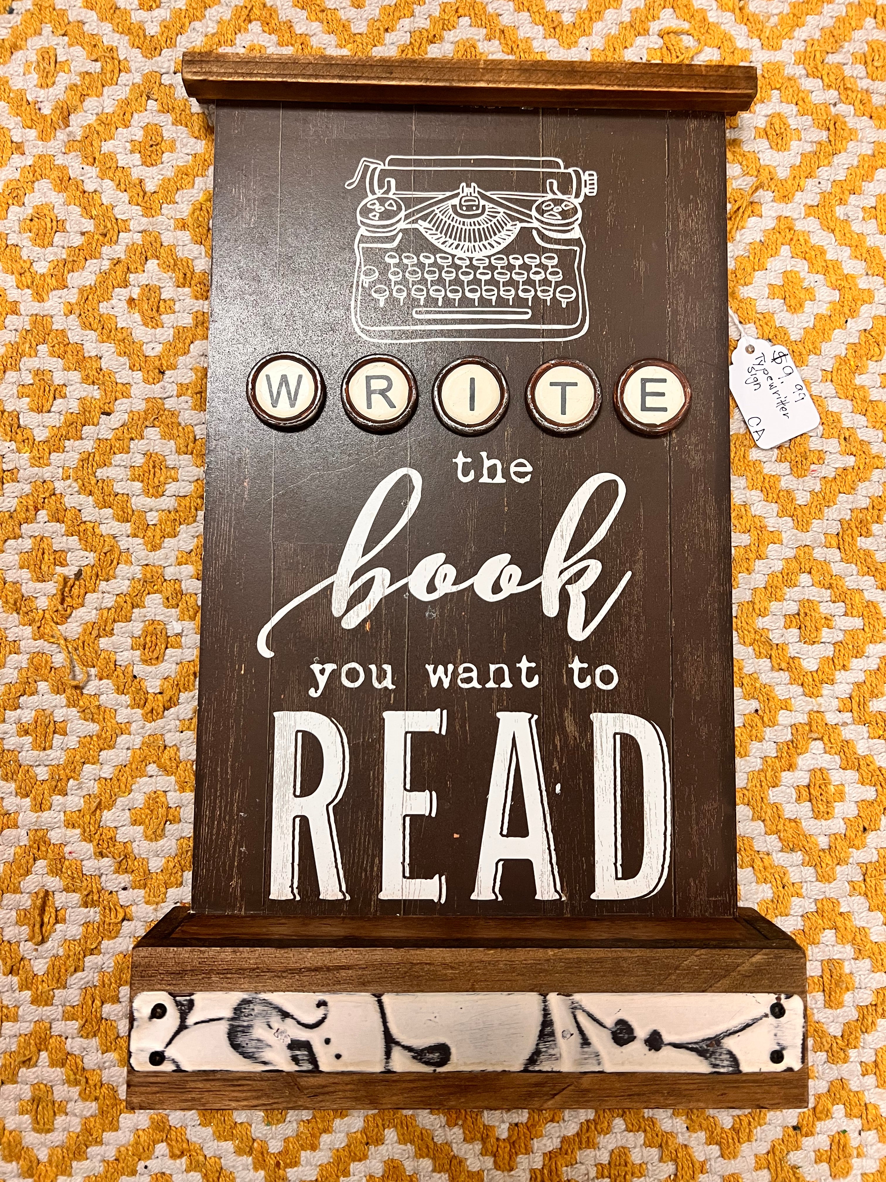 Typewriter Sign