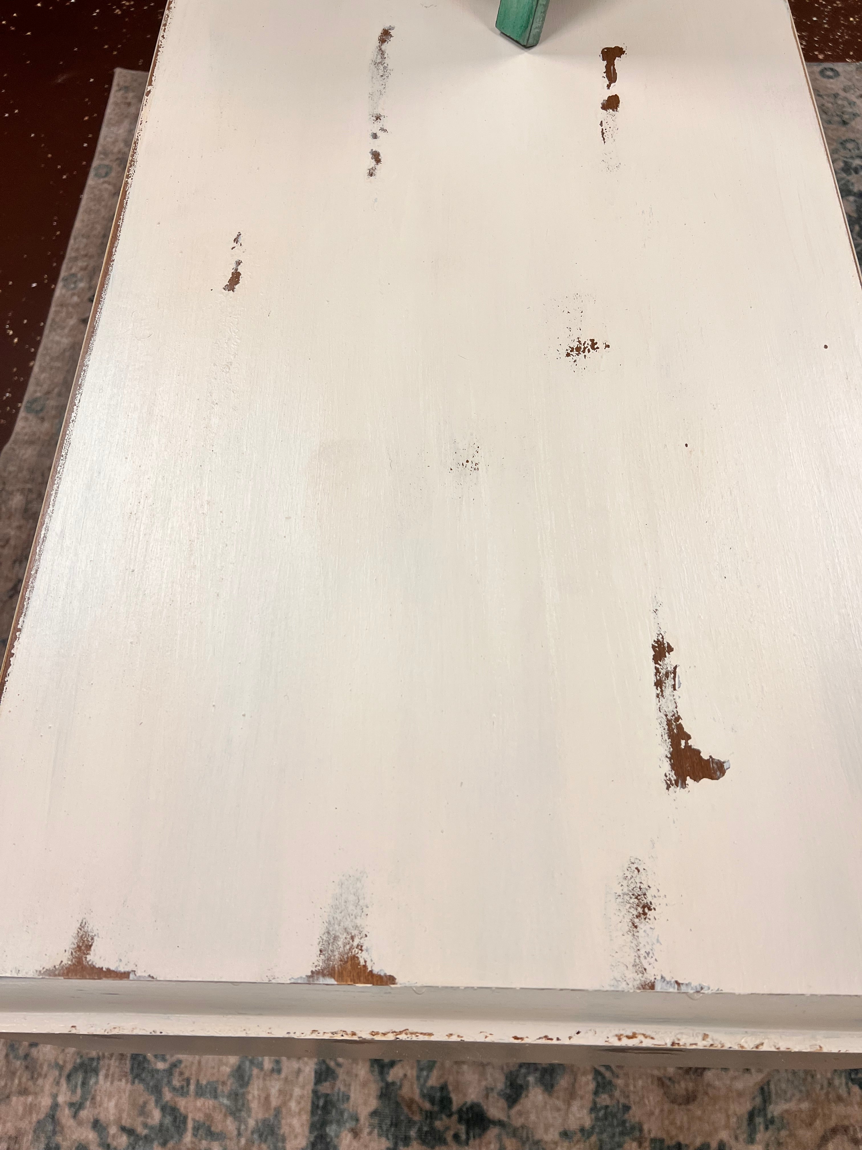 Refinished Drop-leaf Rolling Cart