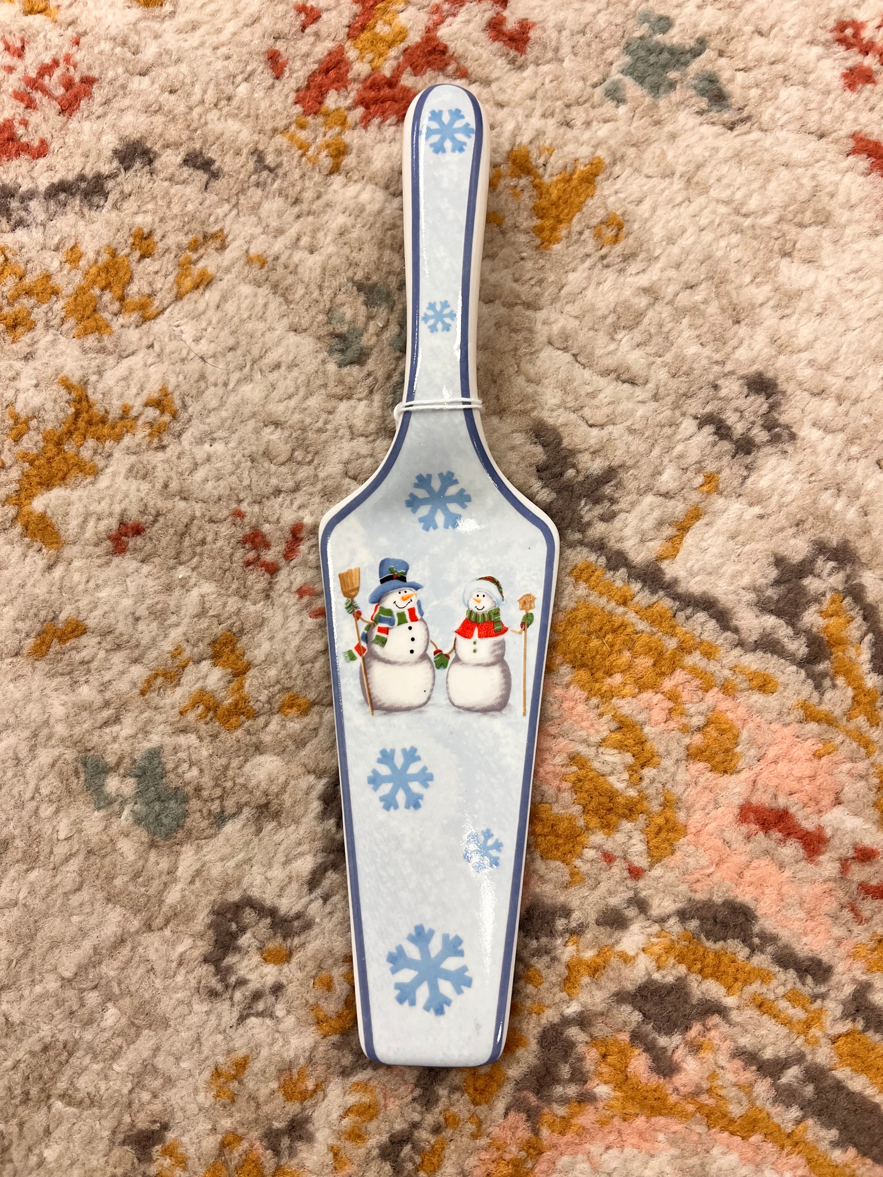 Snowman Pie Server