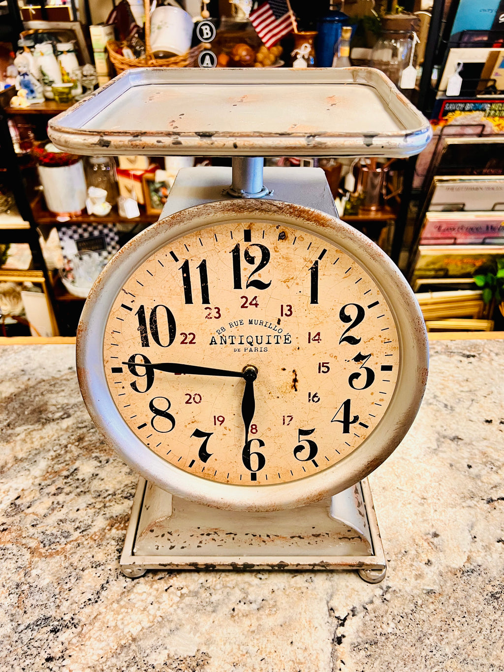 Metal Scale Clock