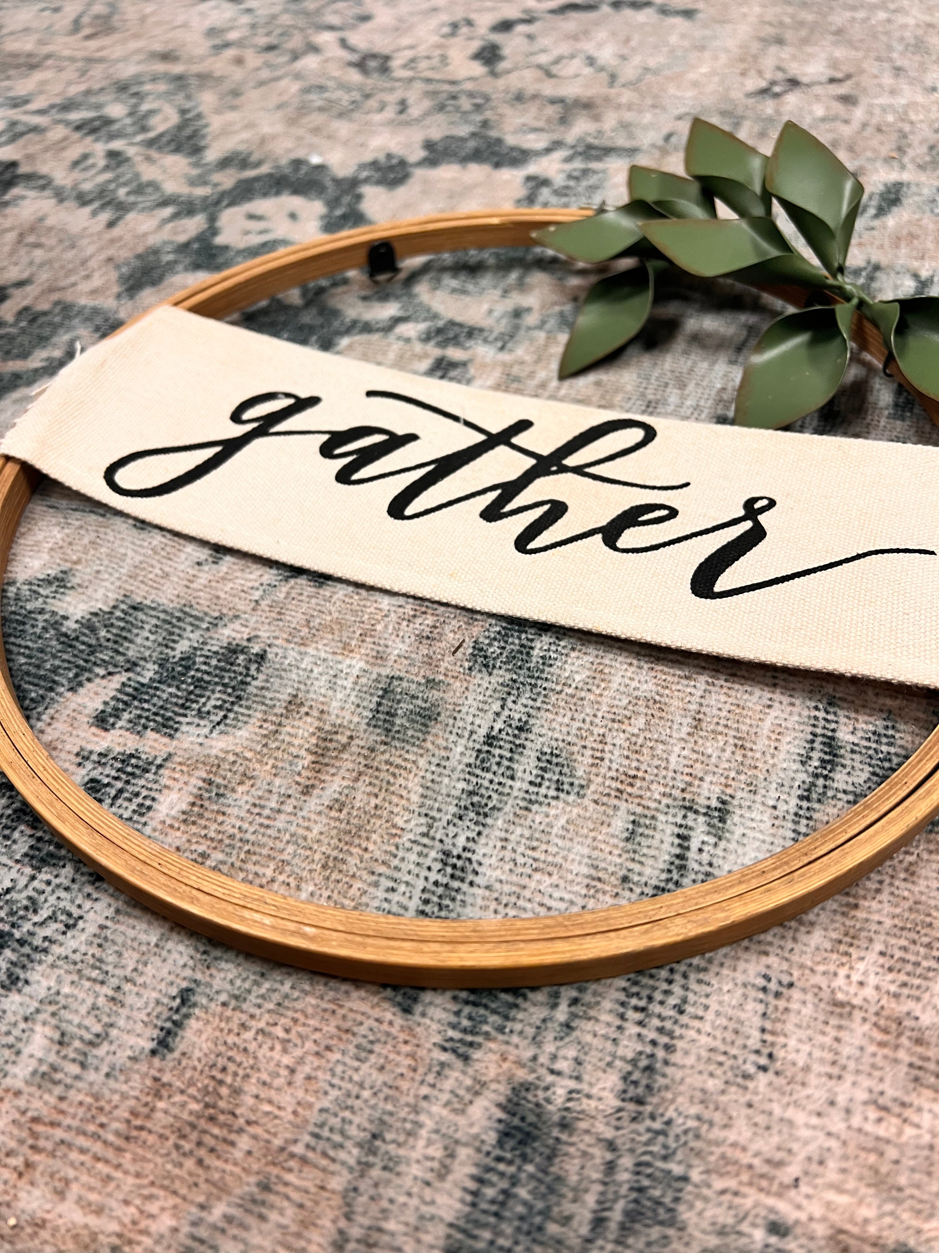 Hanging Gather Sign
