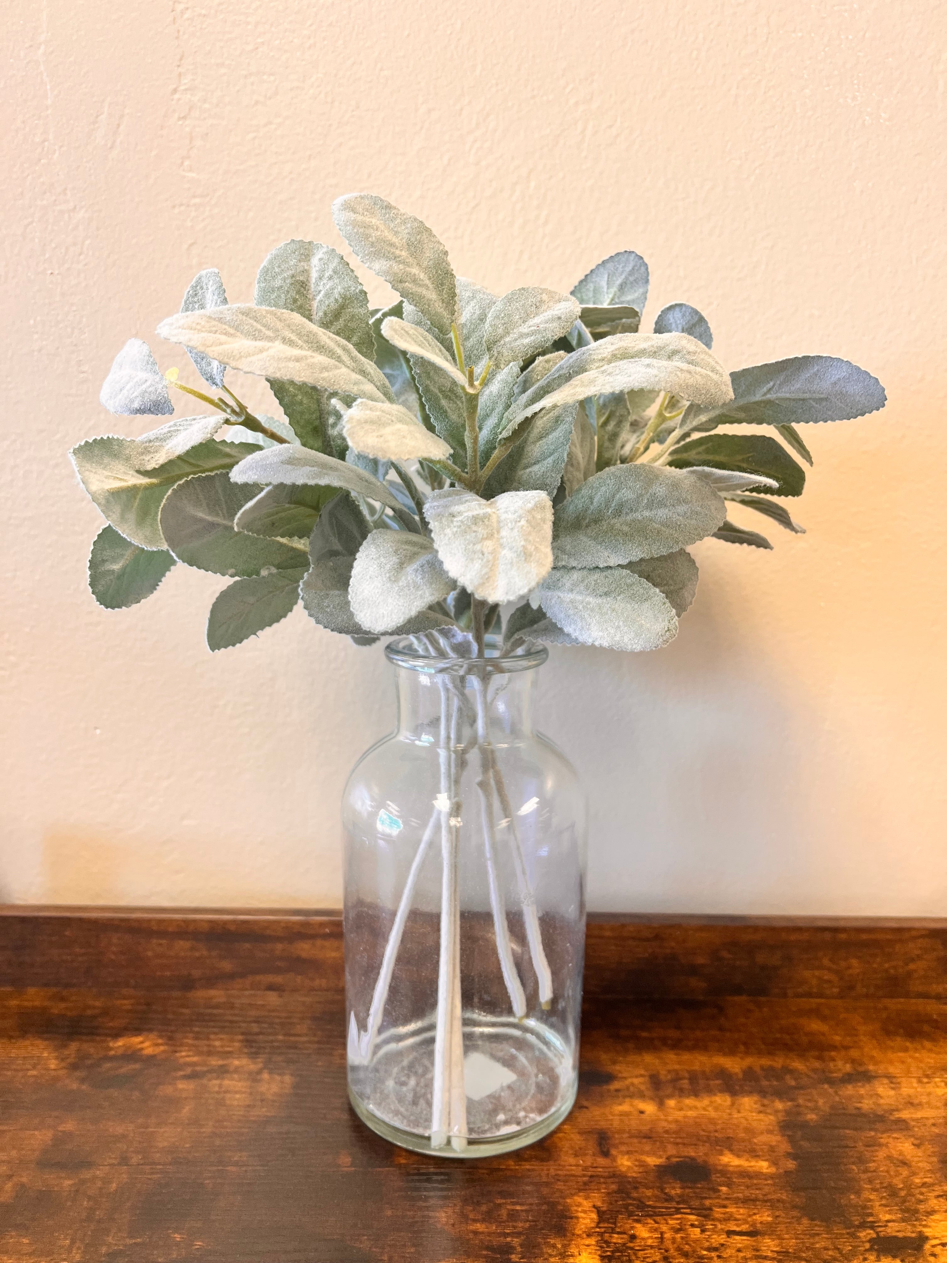 Vase + Faux Plant