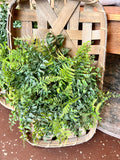 Tobacco Basket & Greenery