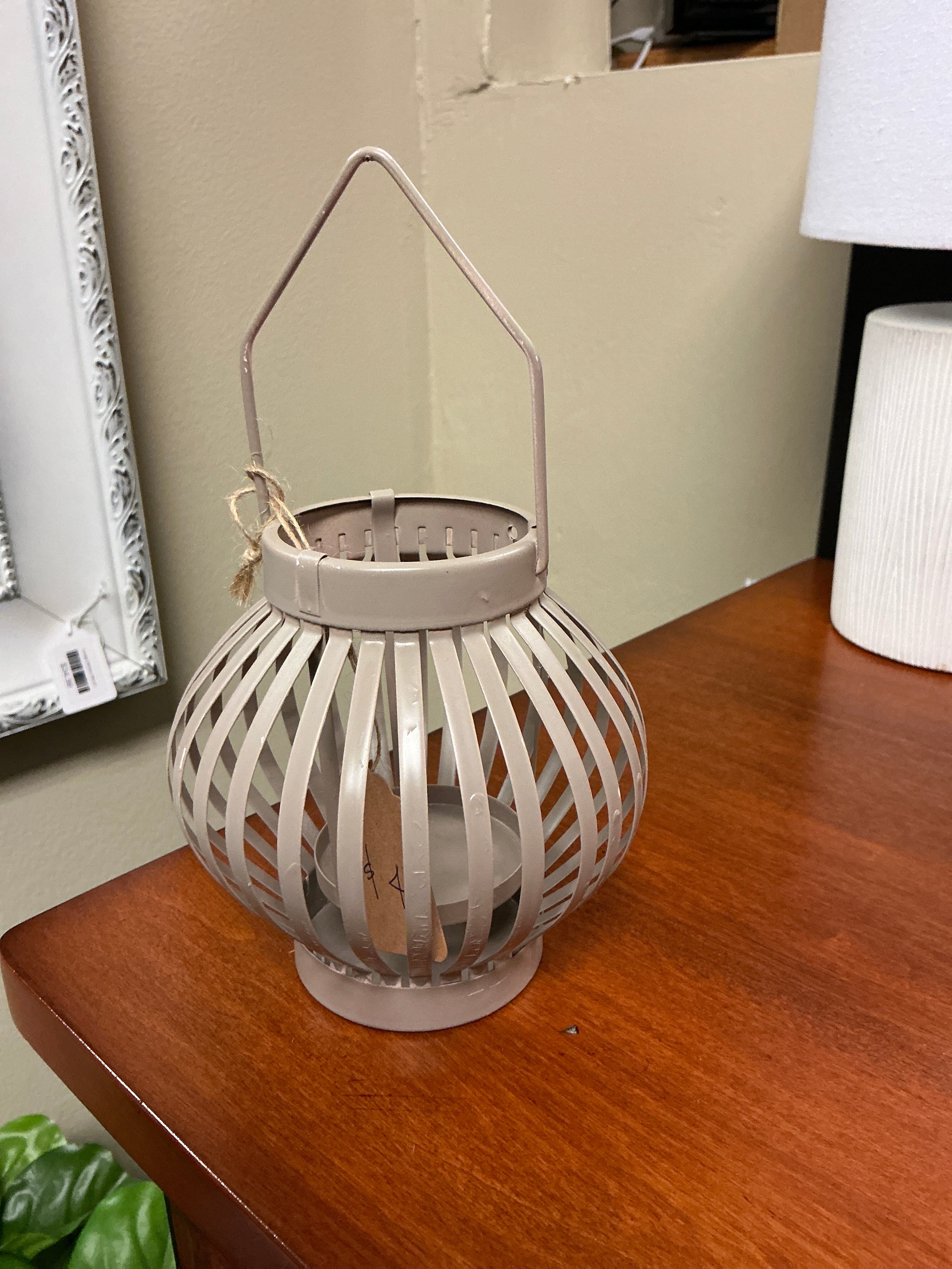 Tan Candle Lantern
