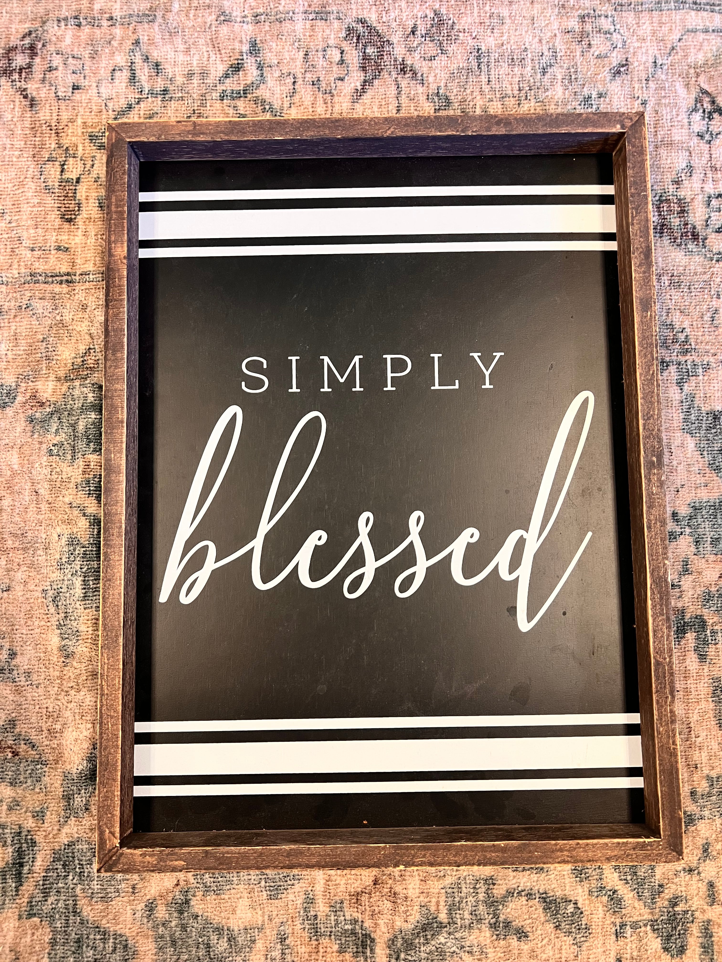 Blessed Framed Sign