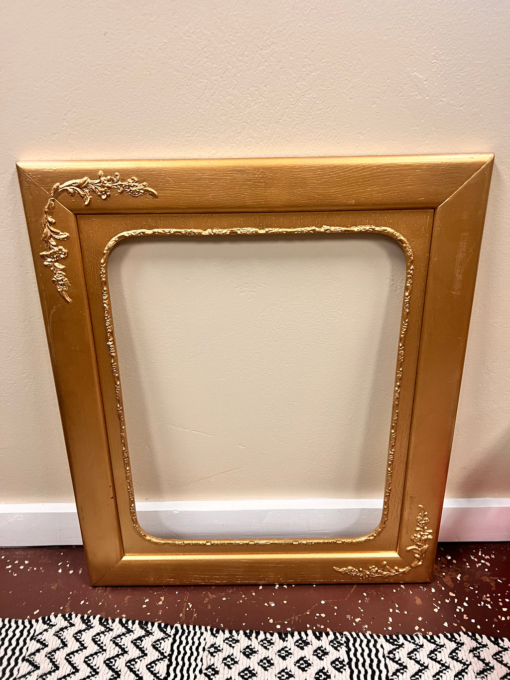 Vtg Gold Frame
