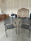 Black Metal Chair