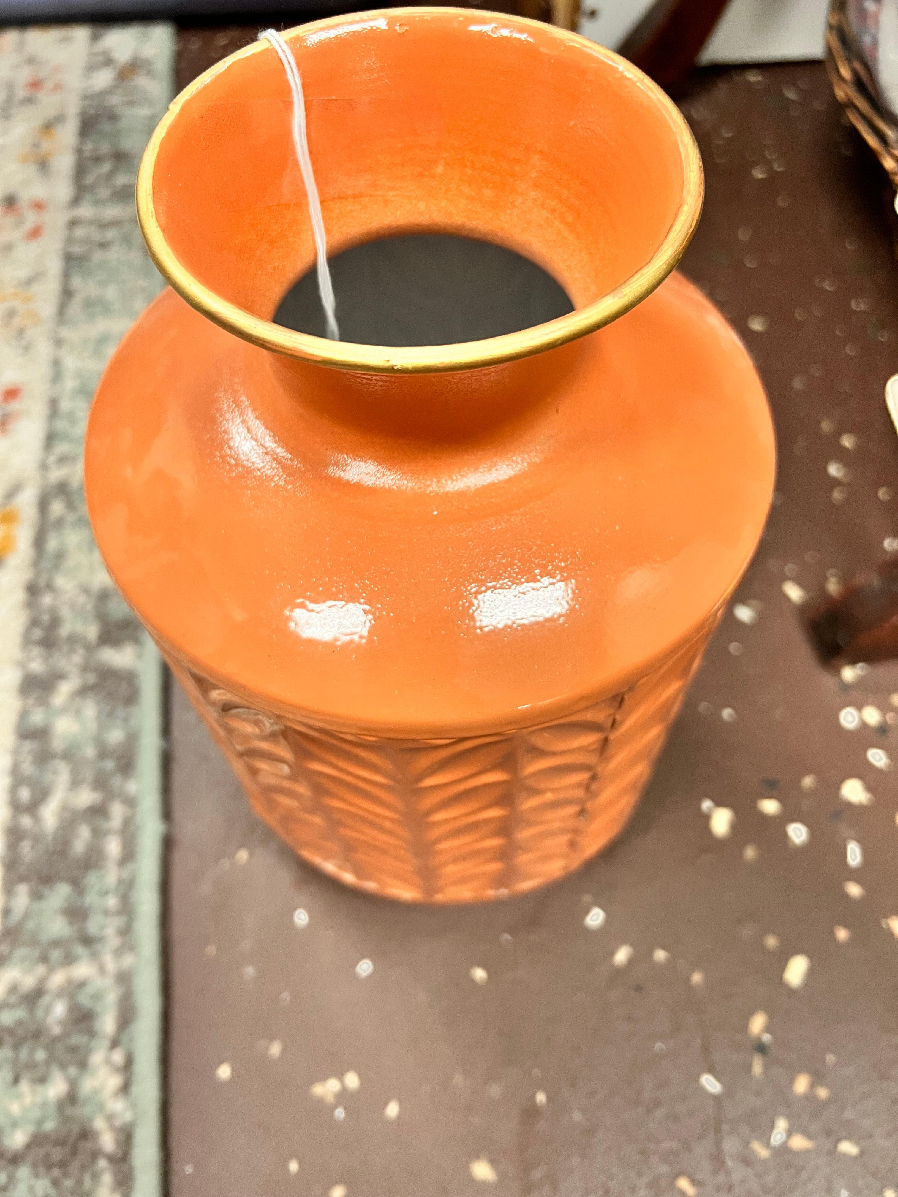 Orange Vase