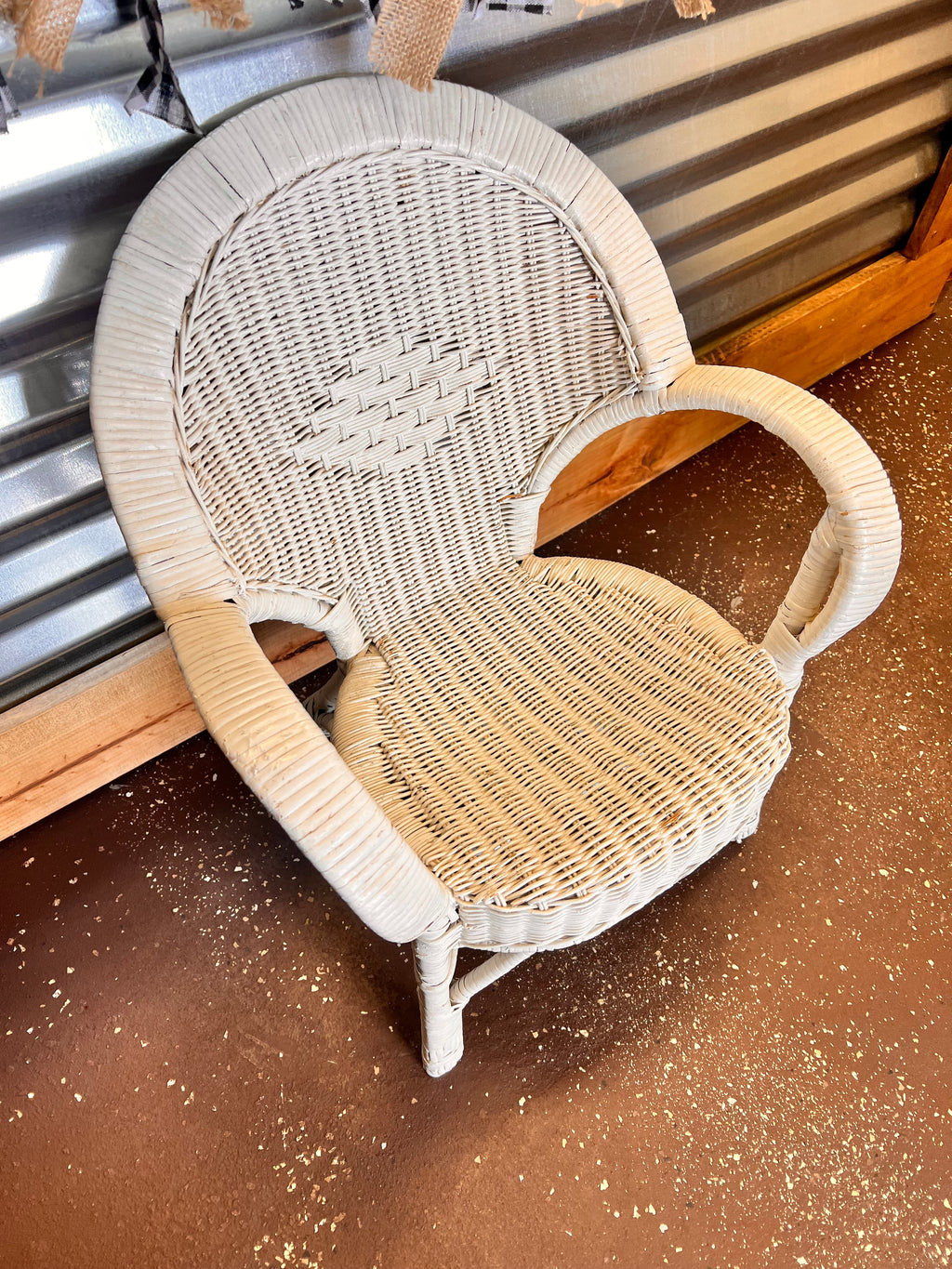 Kids Wicker Chair