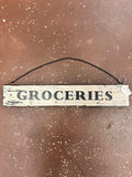 Groceries Sign