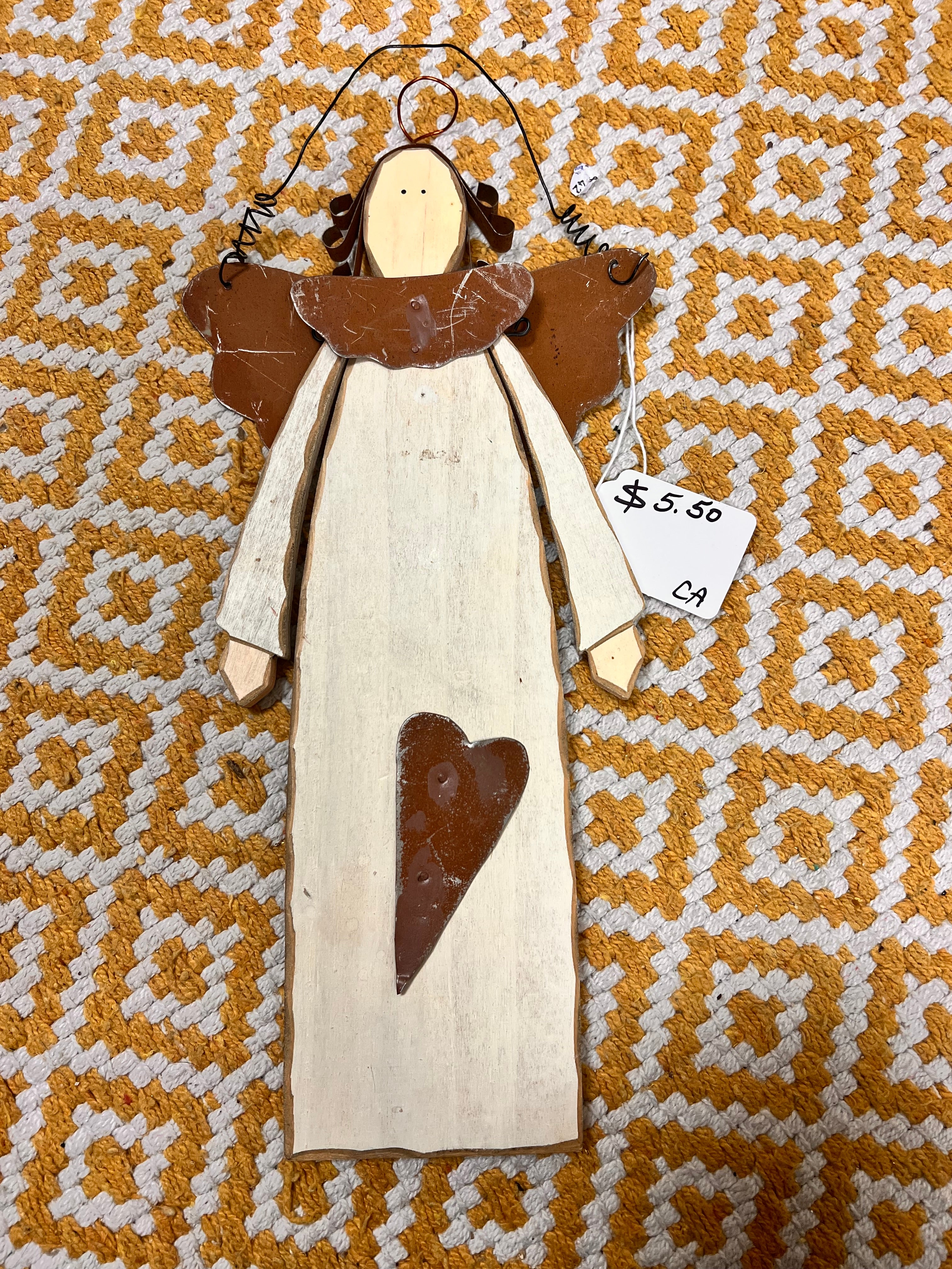 Wood Angel Decor