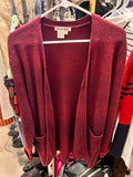 Burgundy Cardigan