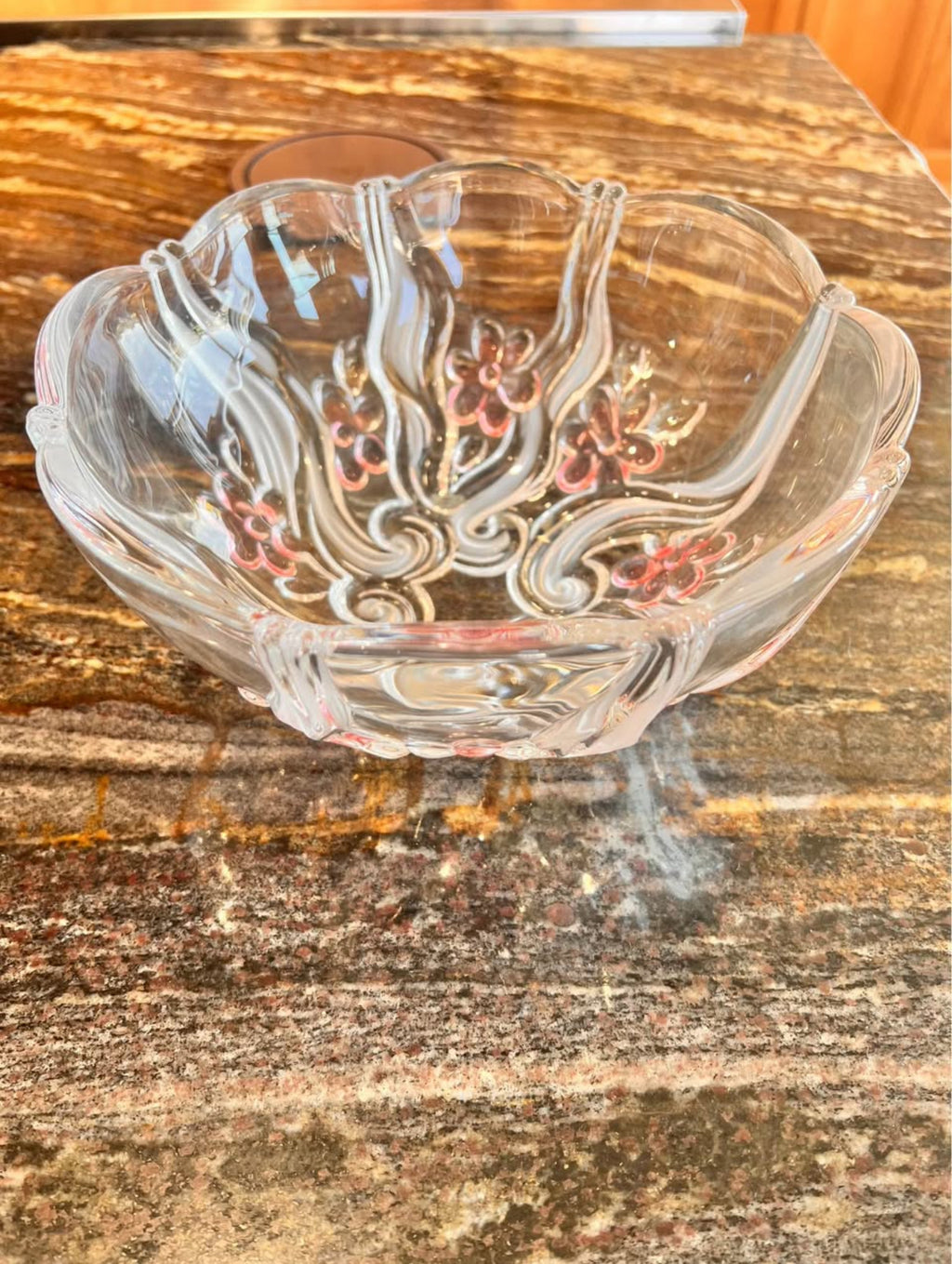 Vintage Mikasa Serving Bowl Pink