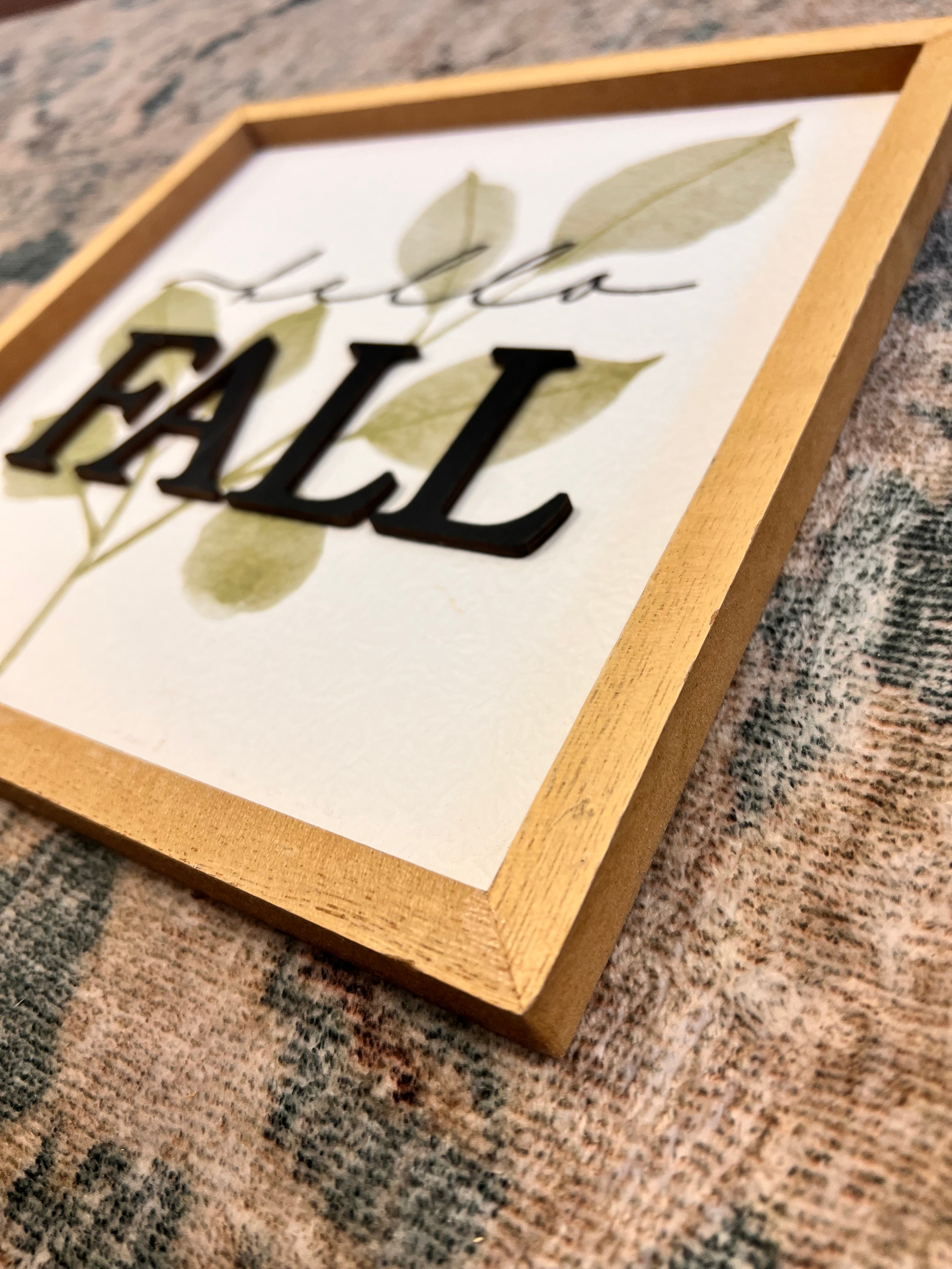 Hello Fall Sign