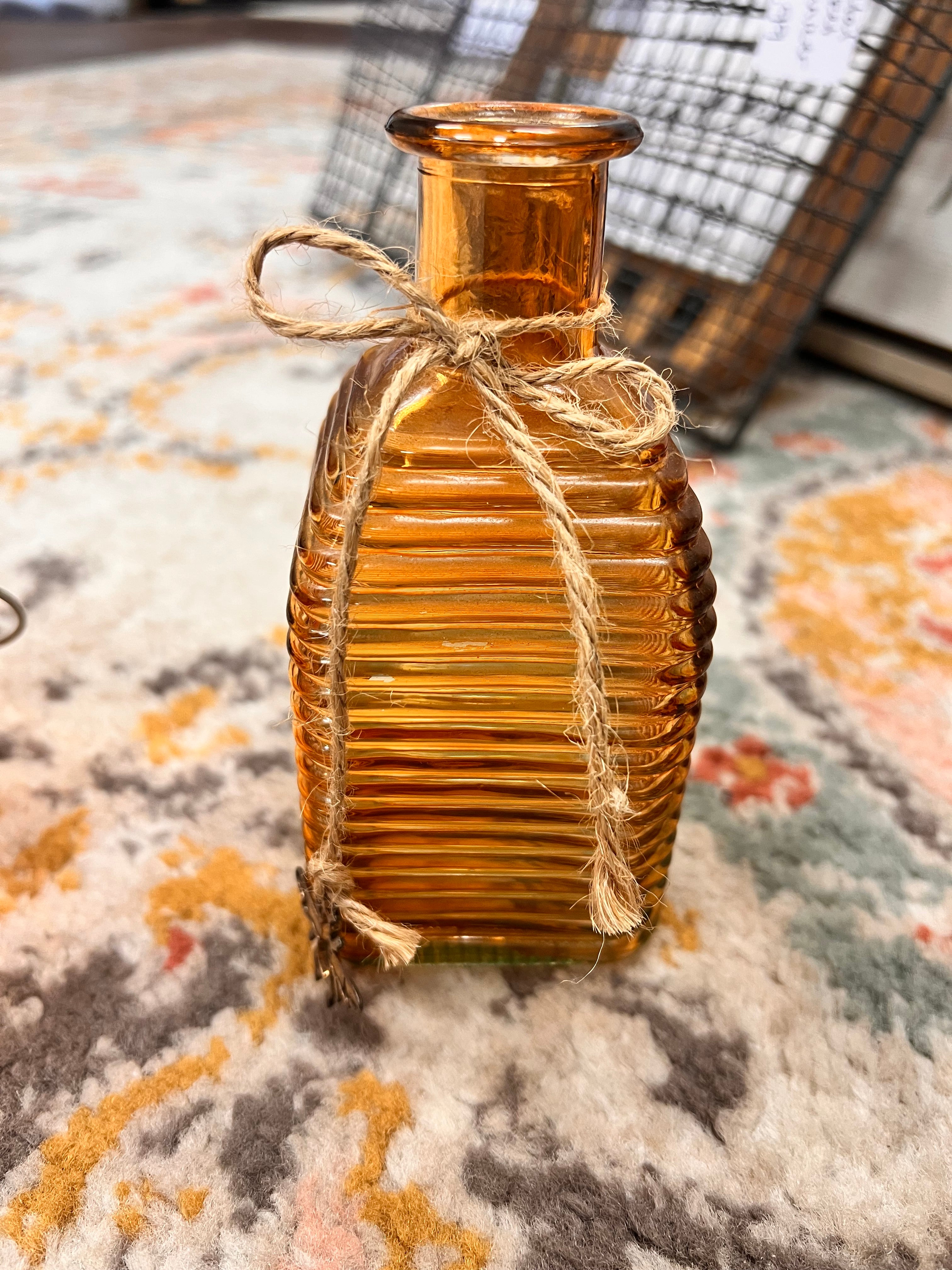 Orange Bottle Decor