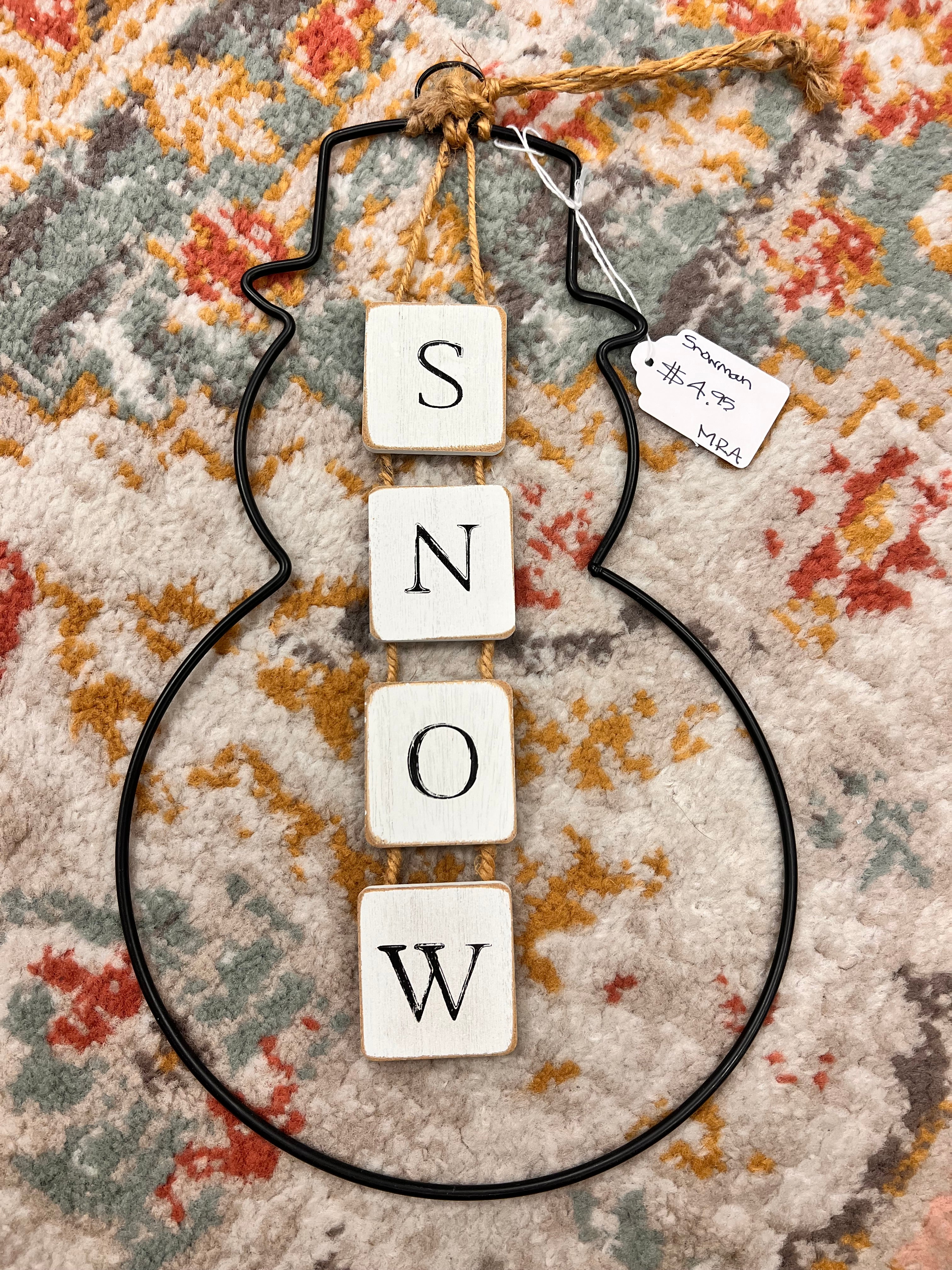 Snowman Sign