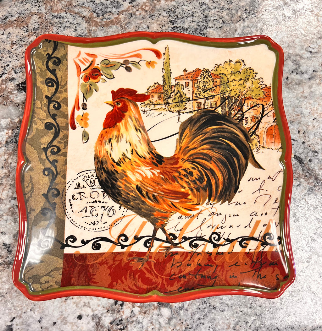 Rooster Plate JM
