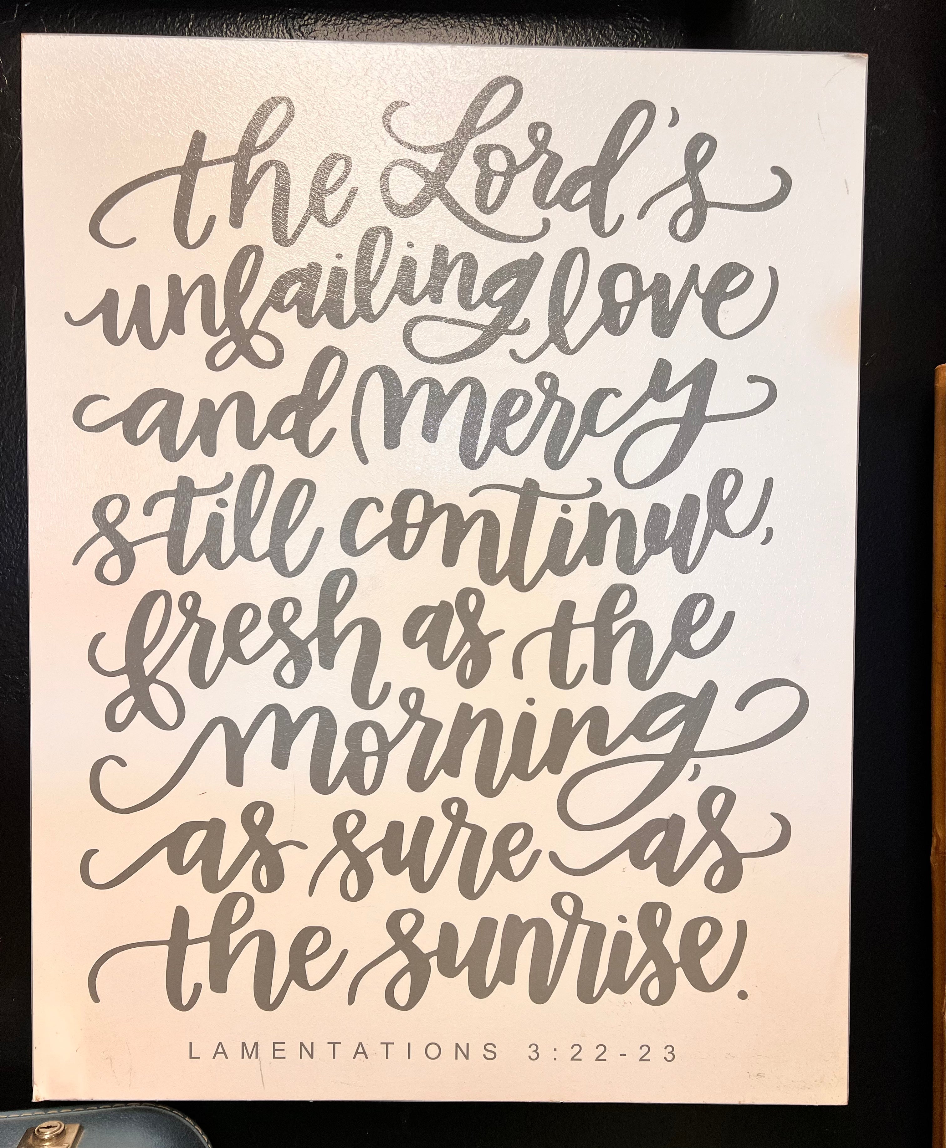 Unfailing Love Sign