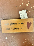 Treasures Sign