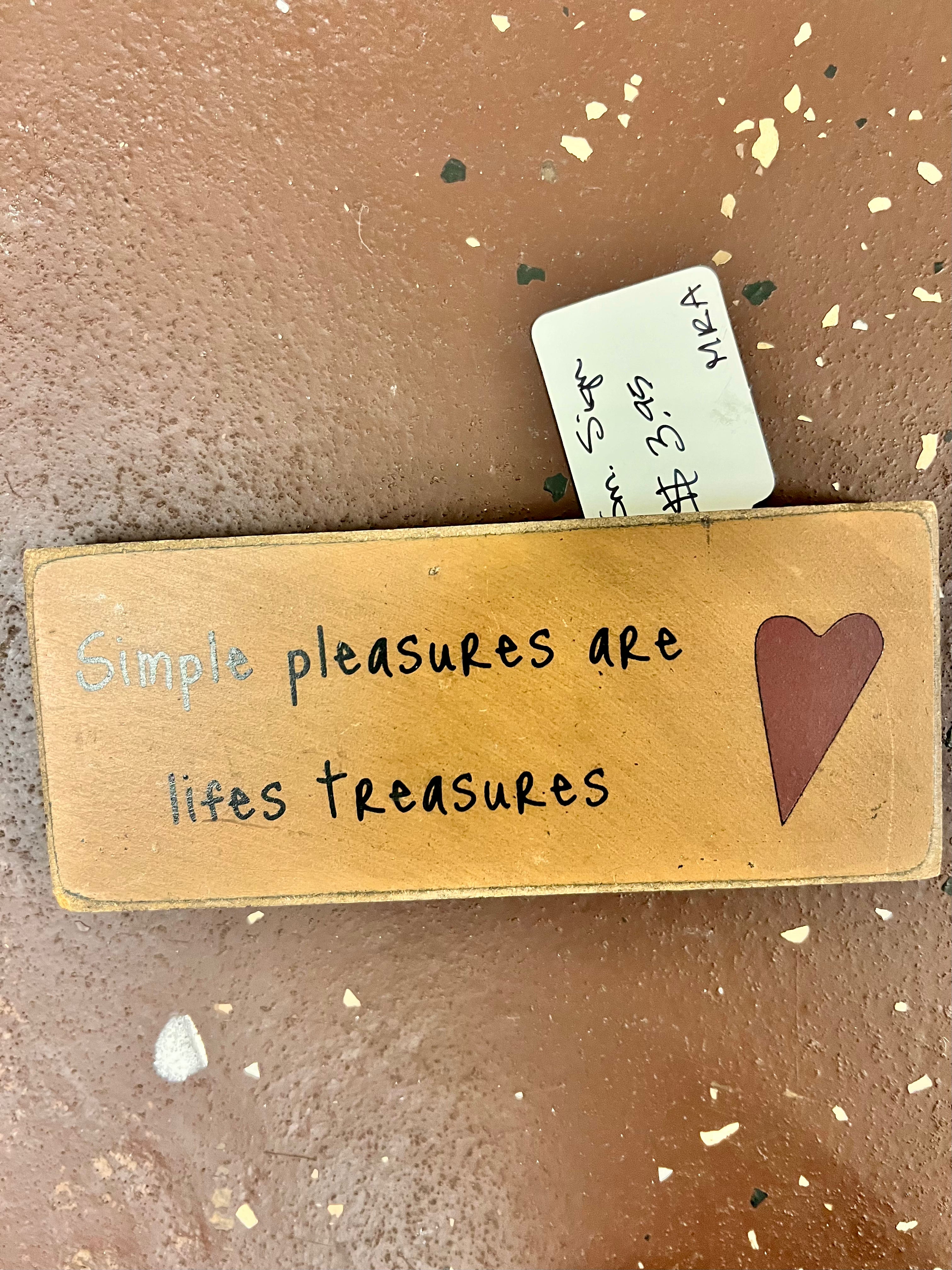Treasures Sign