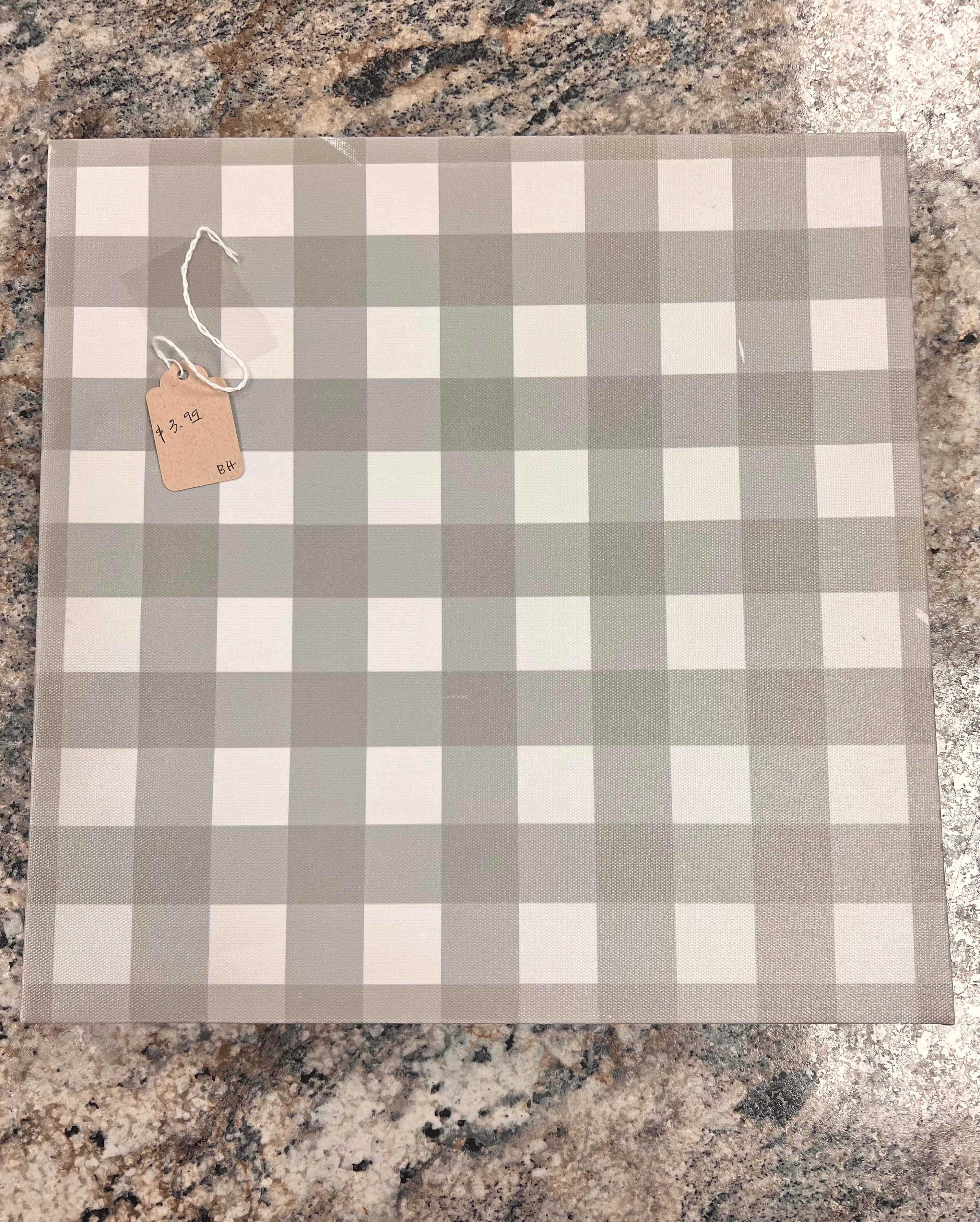 Plaid Canvas