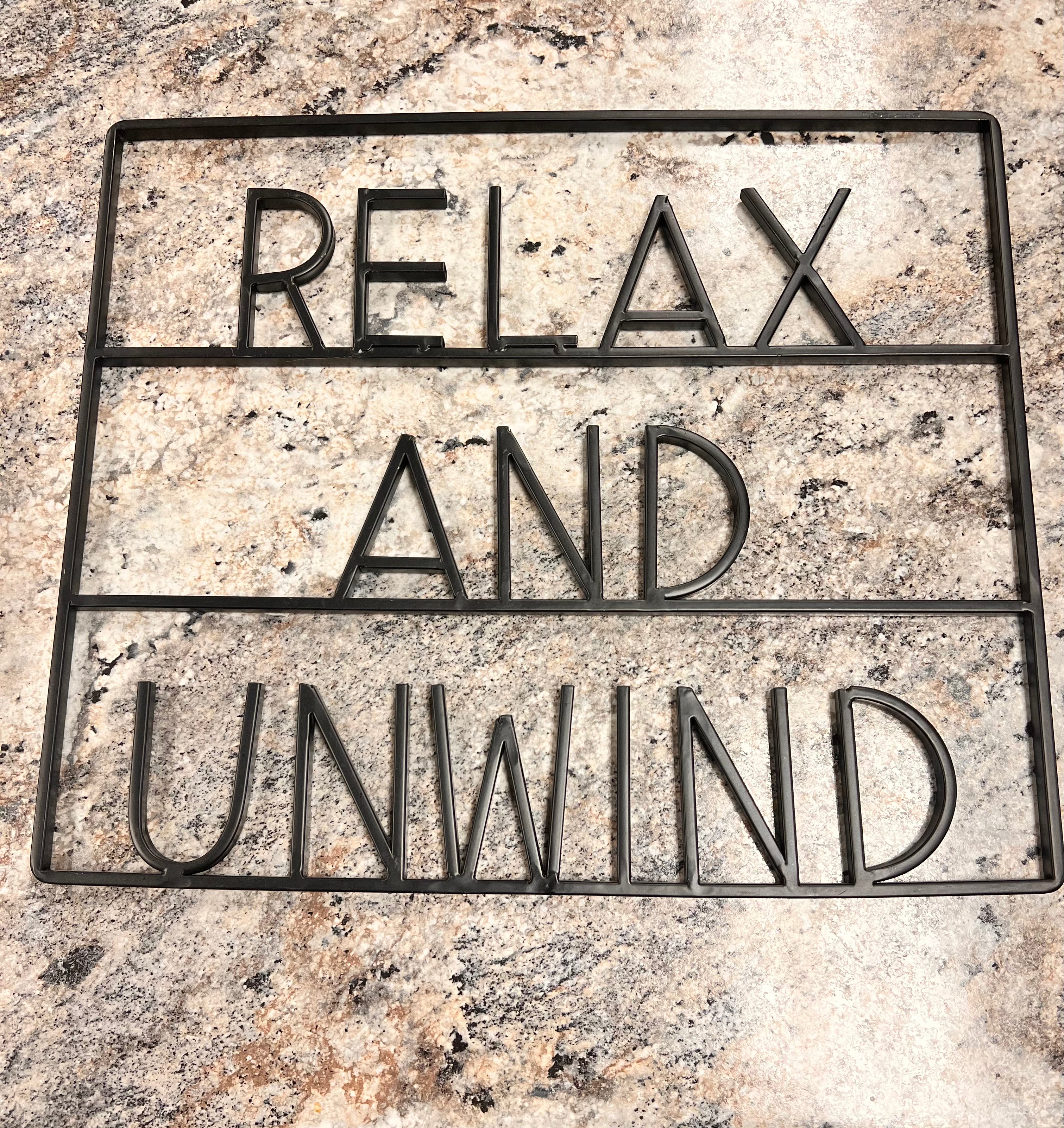 Relax Sign