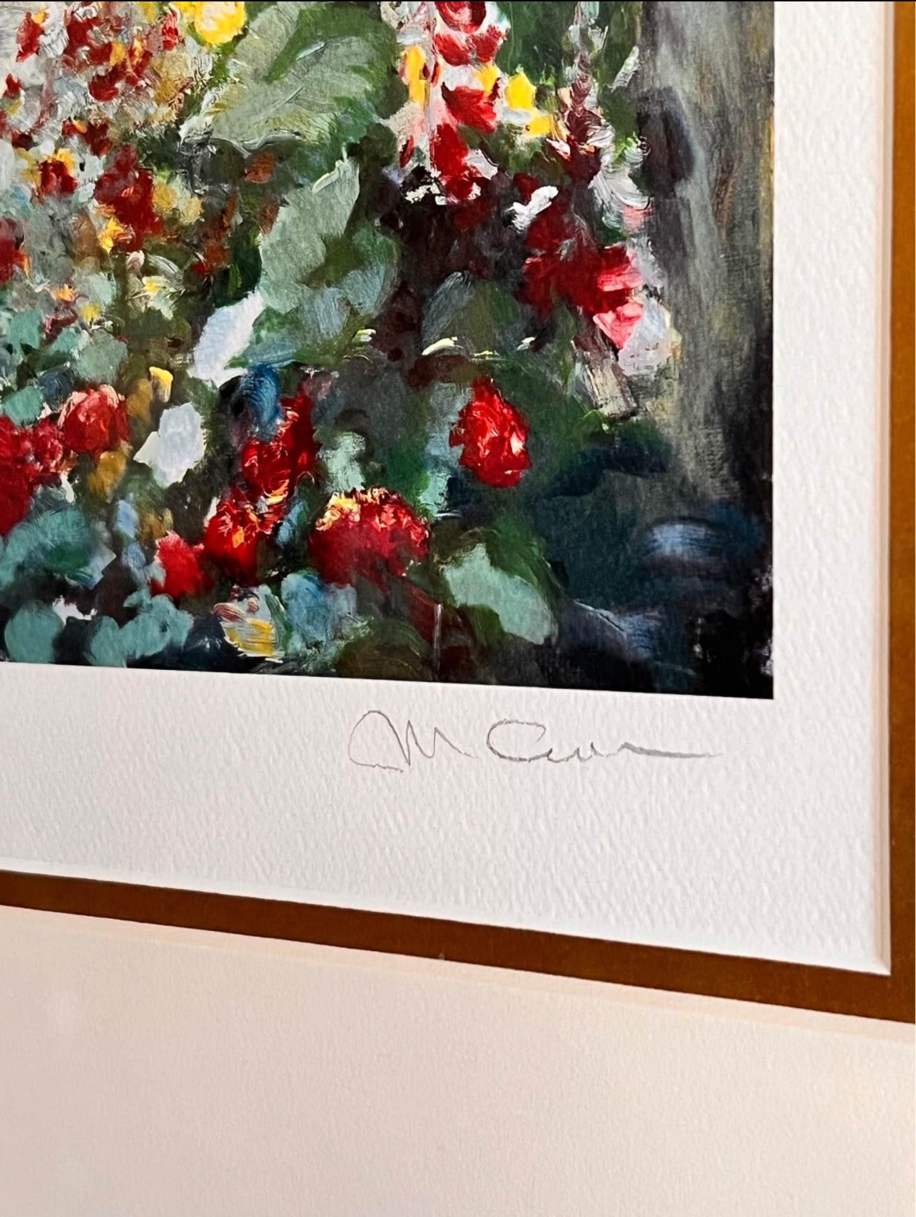 M. Cerise Limited Edition Framed Print 20”