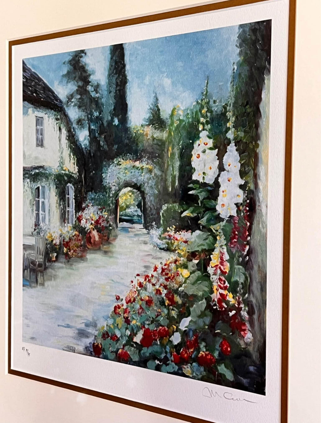 M. Cerise Limited Edition Framed Print 20”