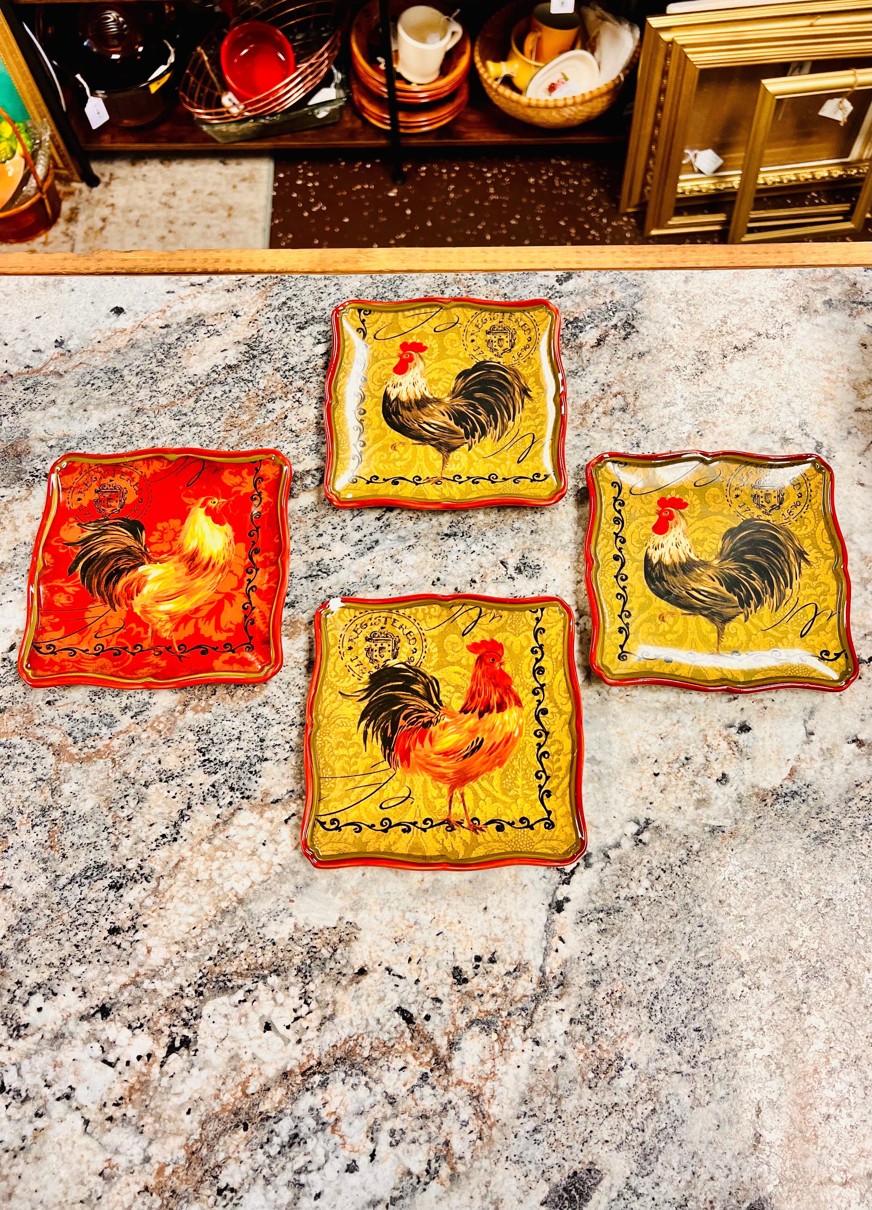 Rooster Plate Set JM