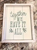 Together Sign