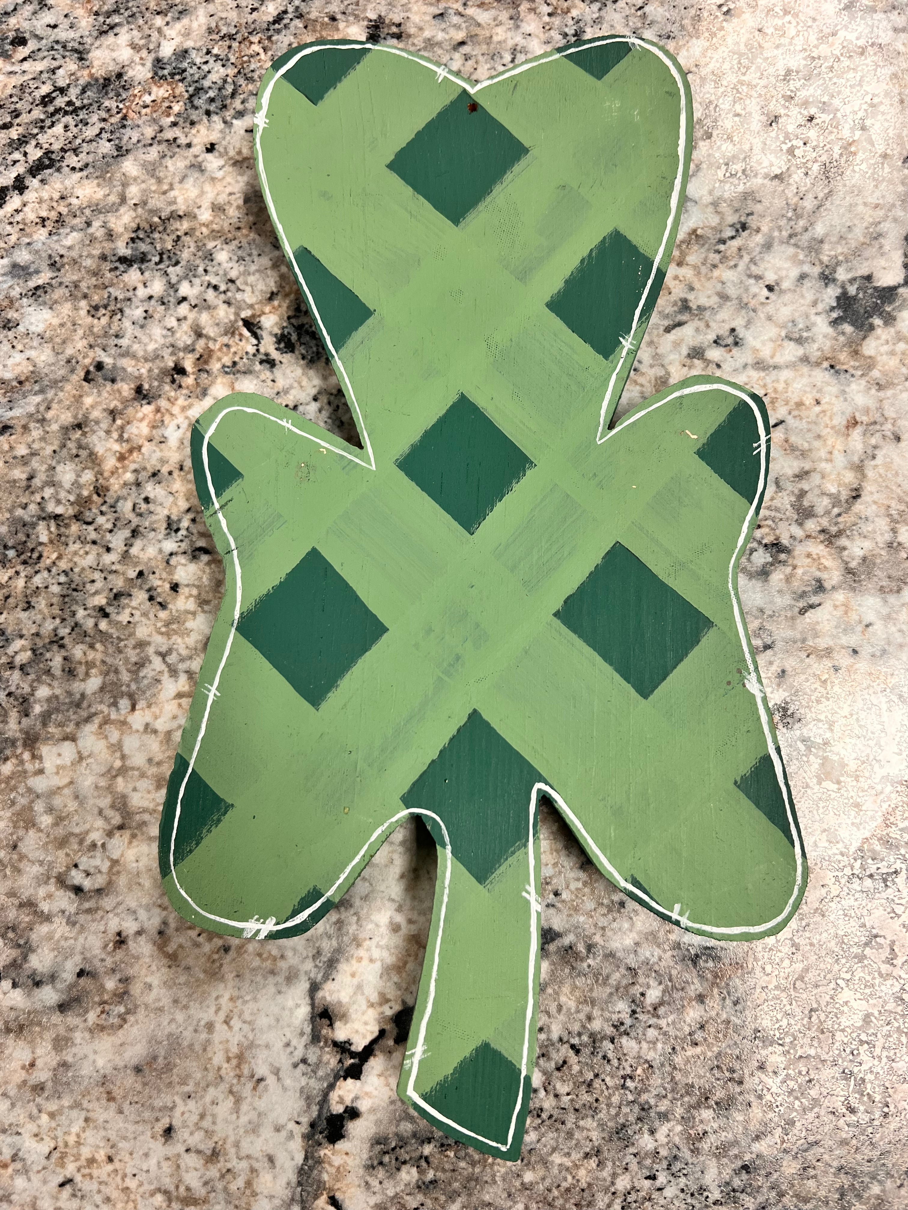 Wood Shamrock