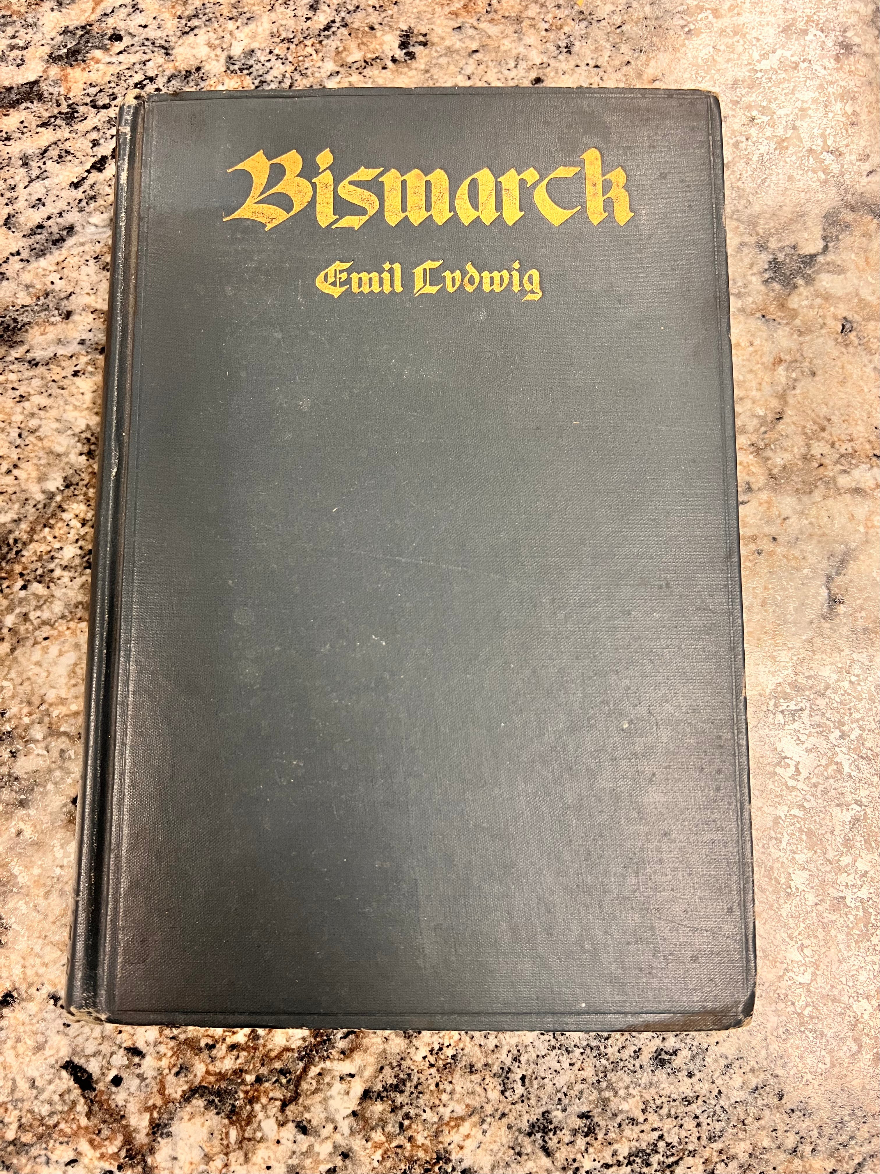 1928 Bismarck Book