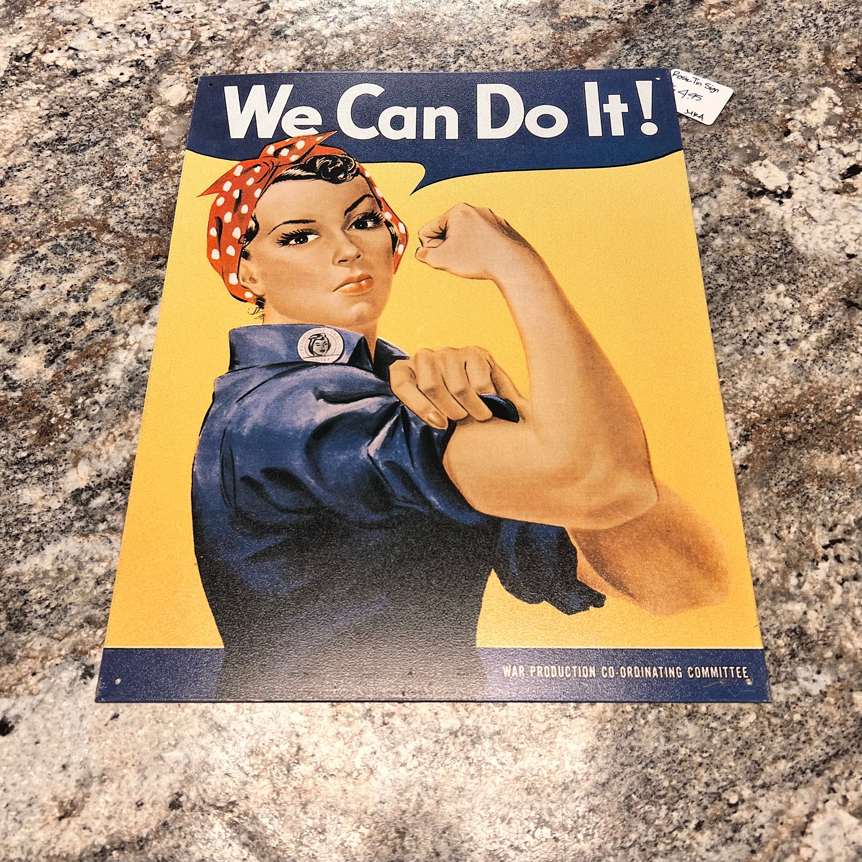Rosie Tin Sign