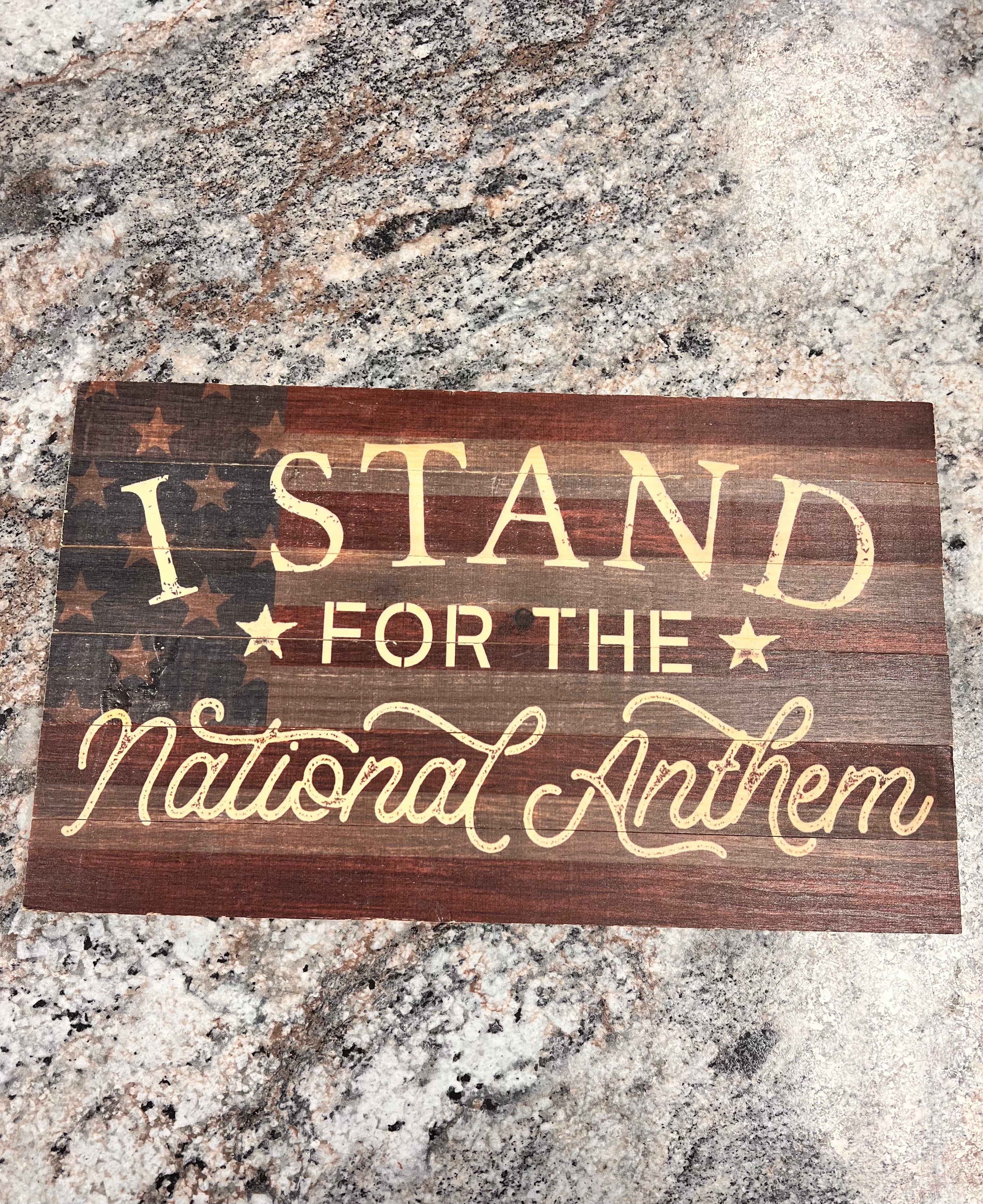 I Stand Sign